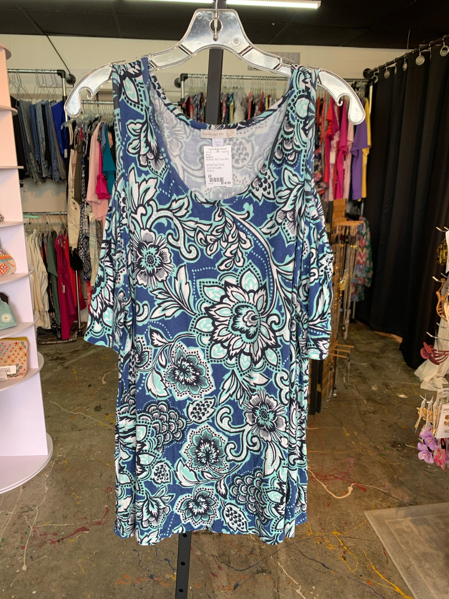 westport Plus Tops Size 2X Blouse