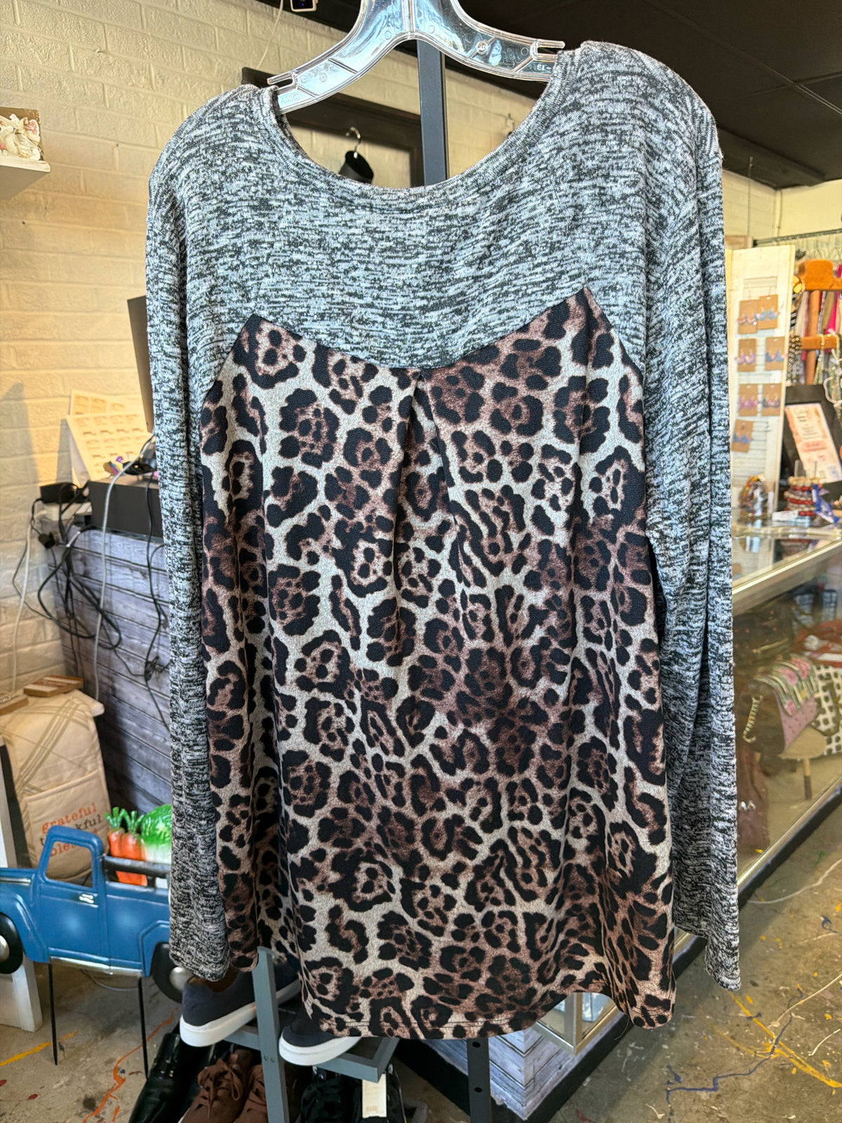 Brittany Black Plus Tops Size 2X Shirt