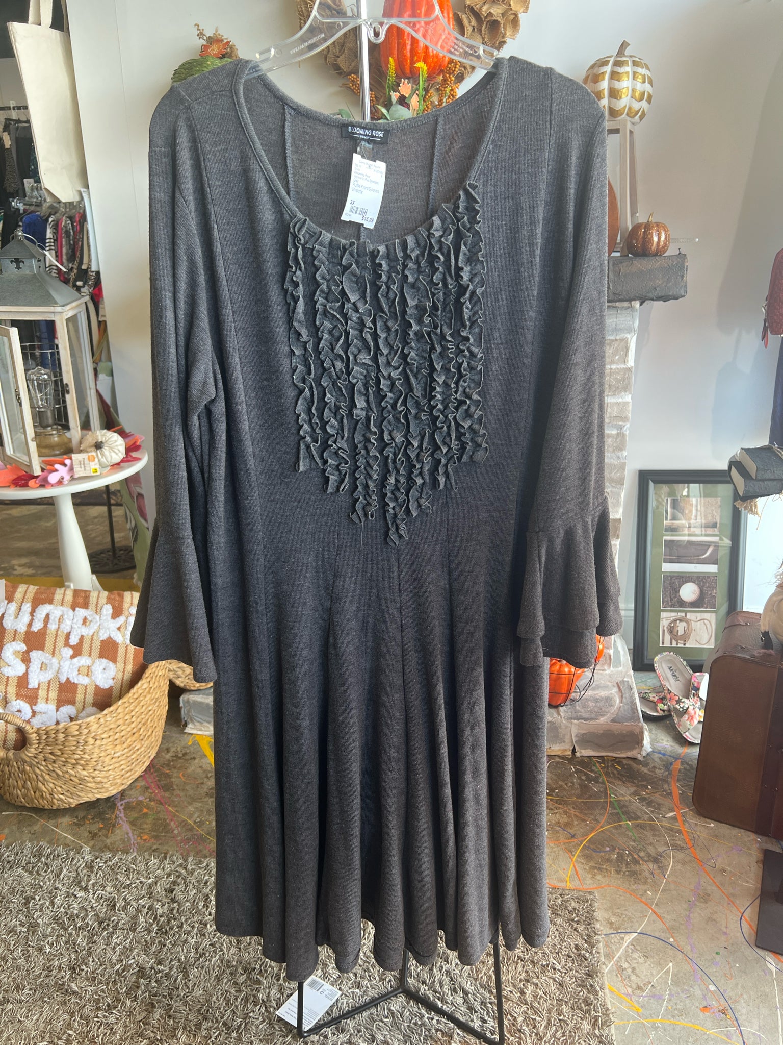 Blooming Rose Plus Dresses Size 3X Dress