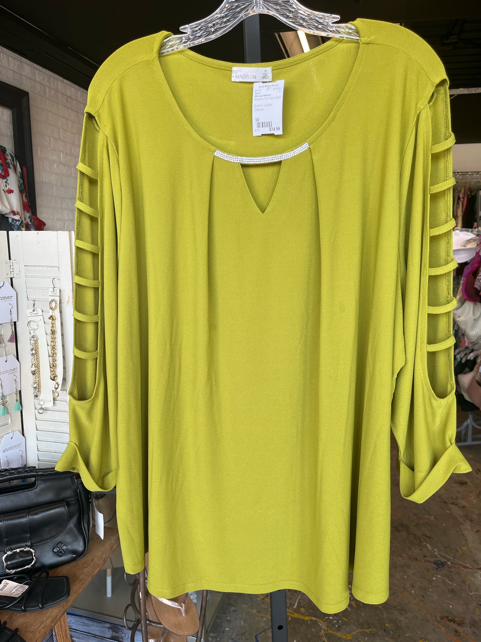 89th and Madison Plus Tops Size 3X Blouse