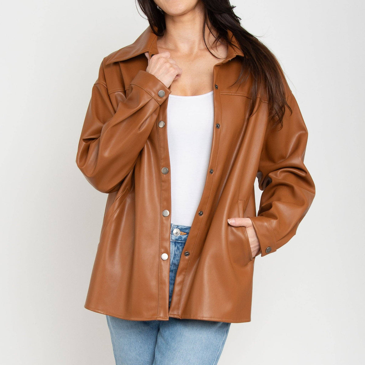 SALE - Avril Vegan Leather Jacket