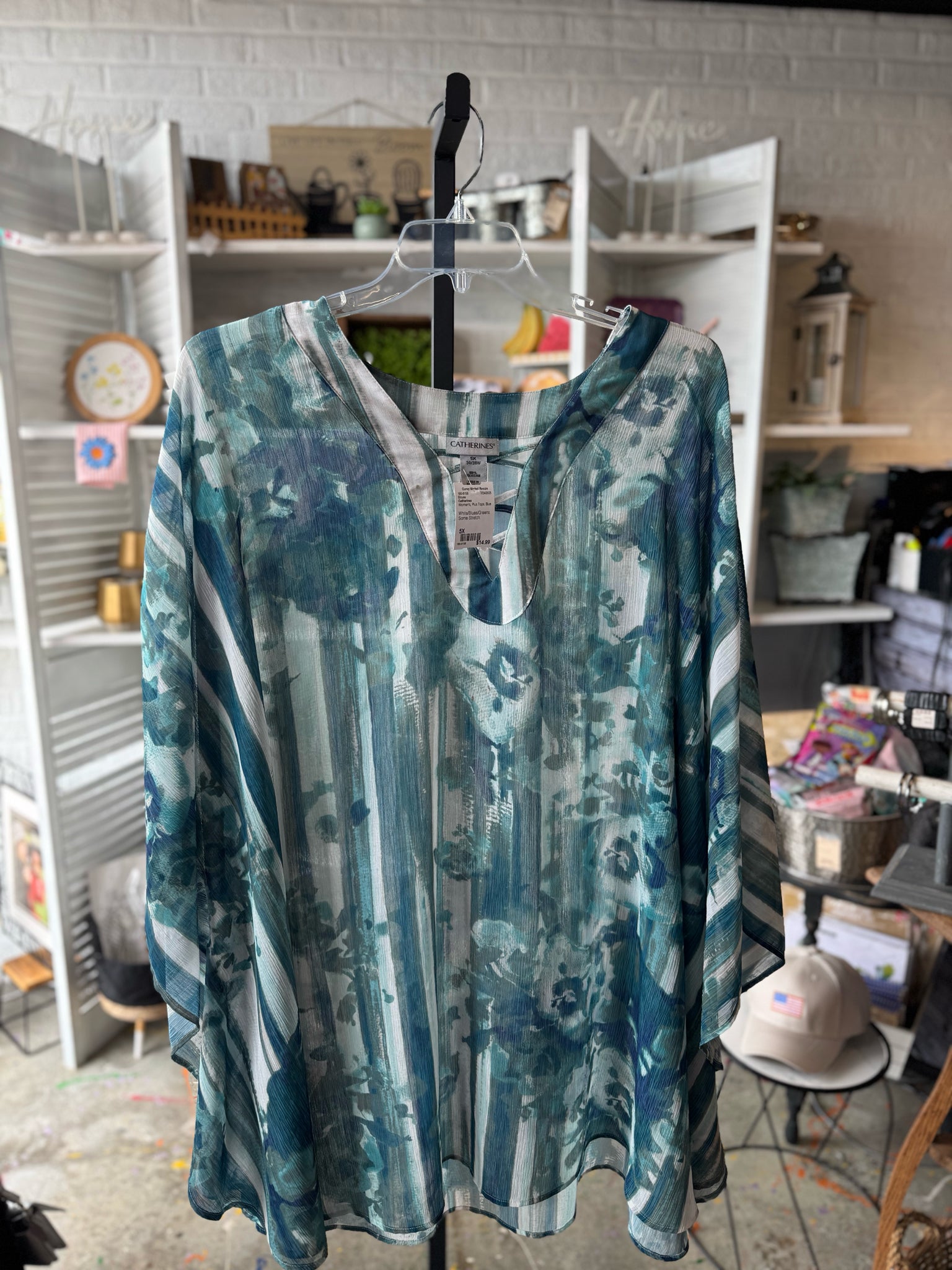 Catherines Plus Tops Size 5X Blouse