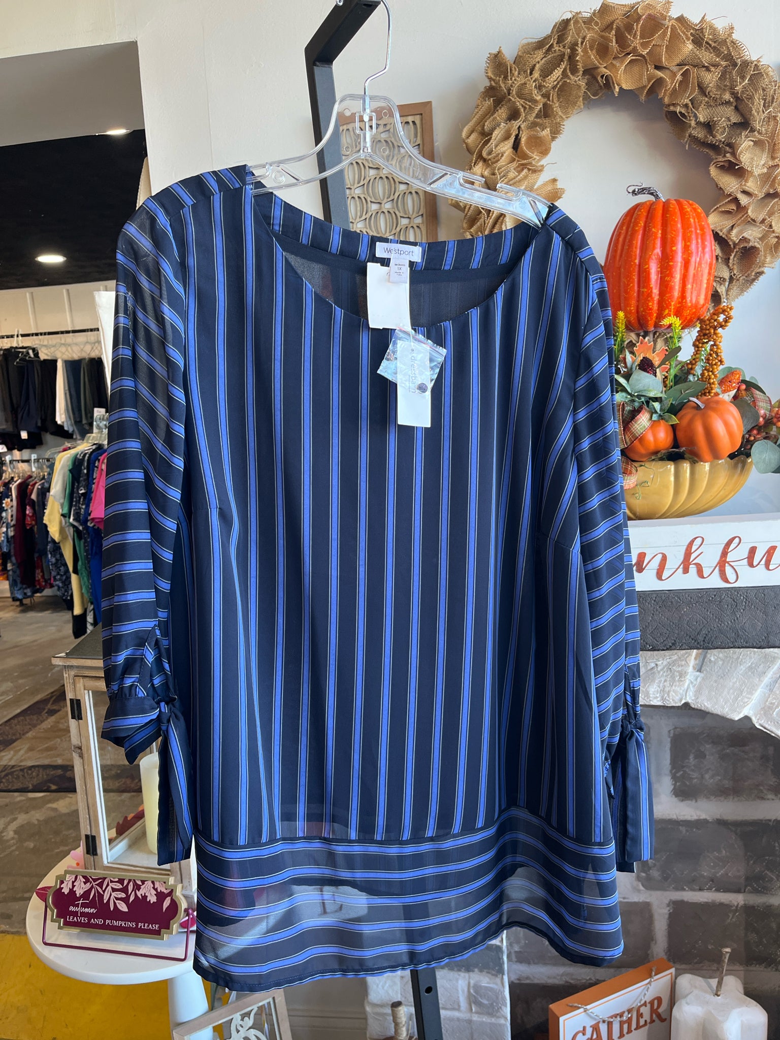 westport Plus Tops Size 1X Blouse