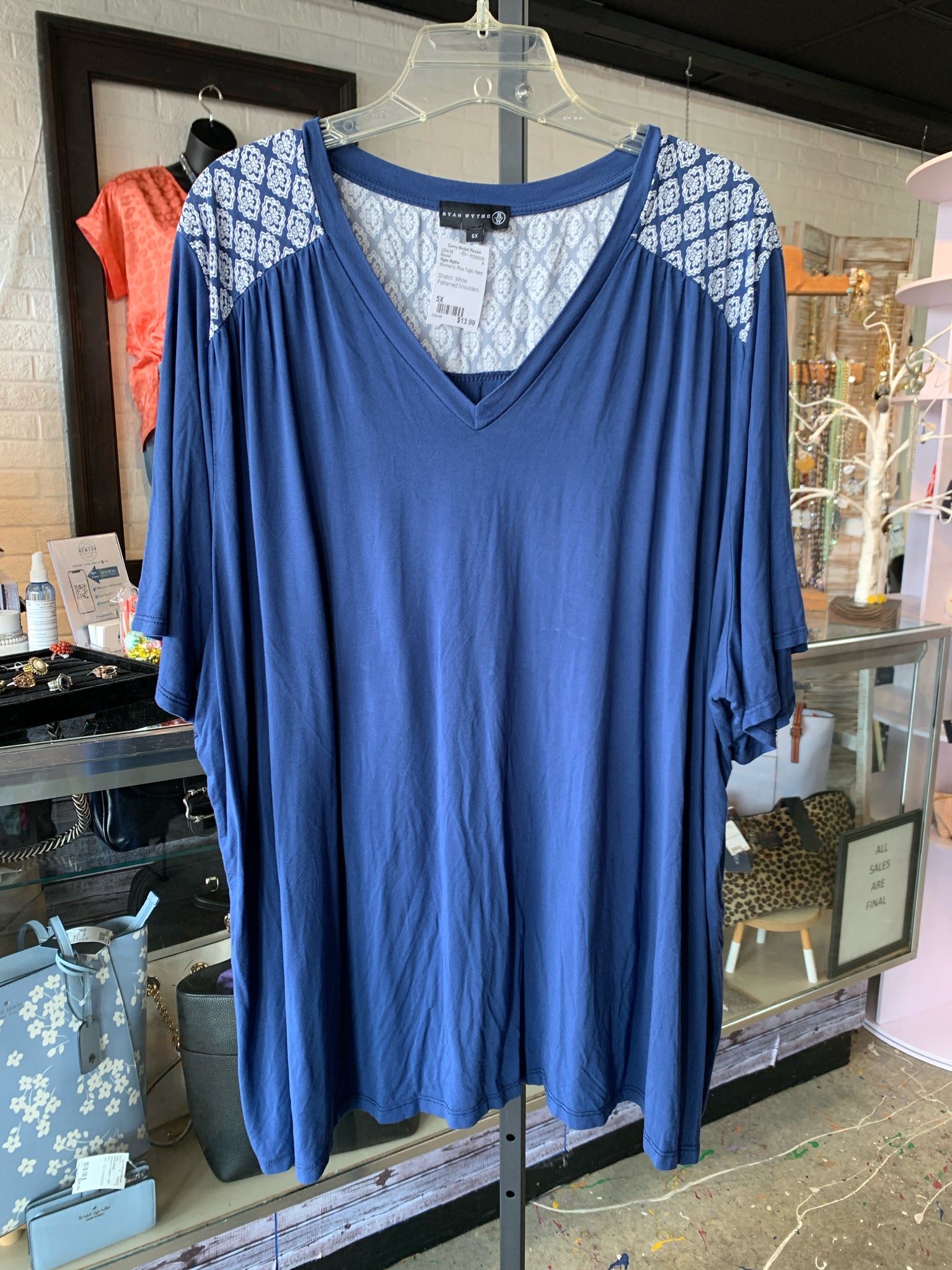 Ryan Wythe Plus Tops Size 5X Blouse