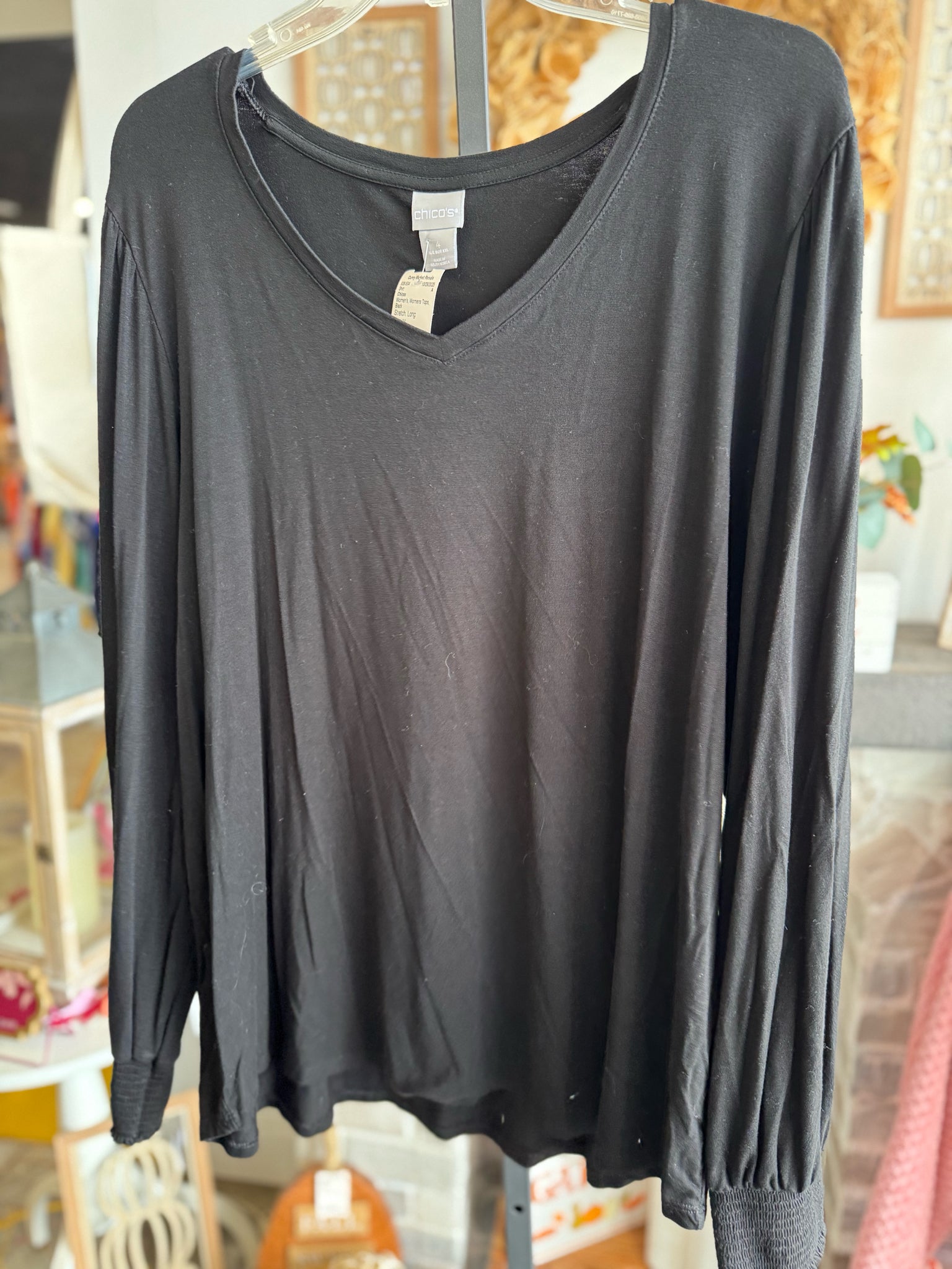 Chicos Womens Tops Size 4 Shirt