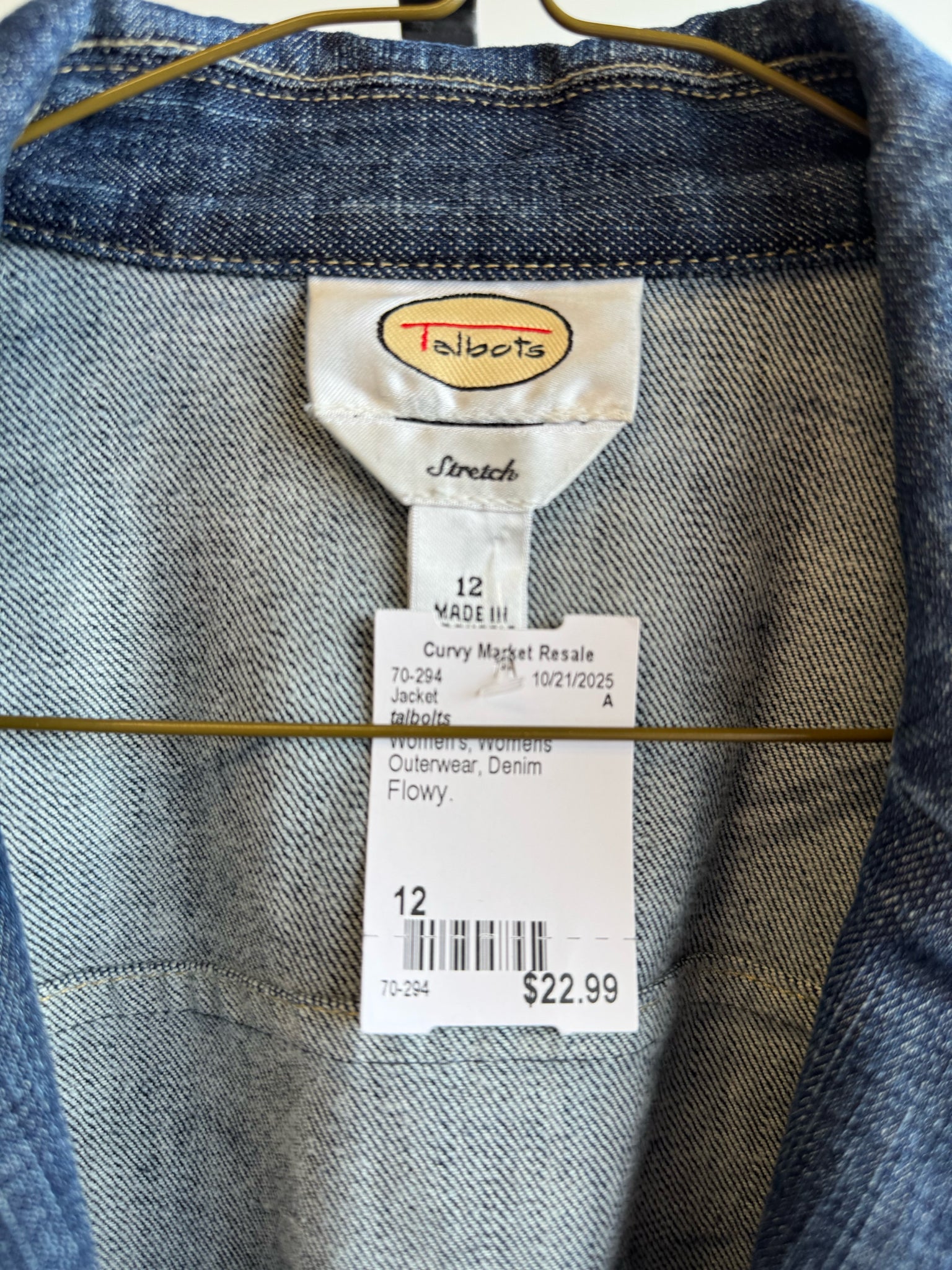 talbolts Womens Outerwear Size 12 Jacket