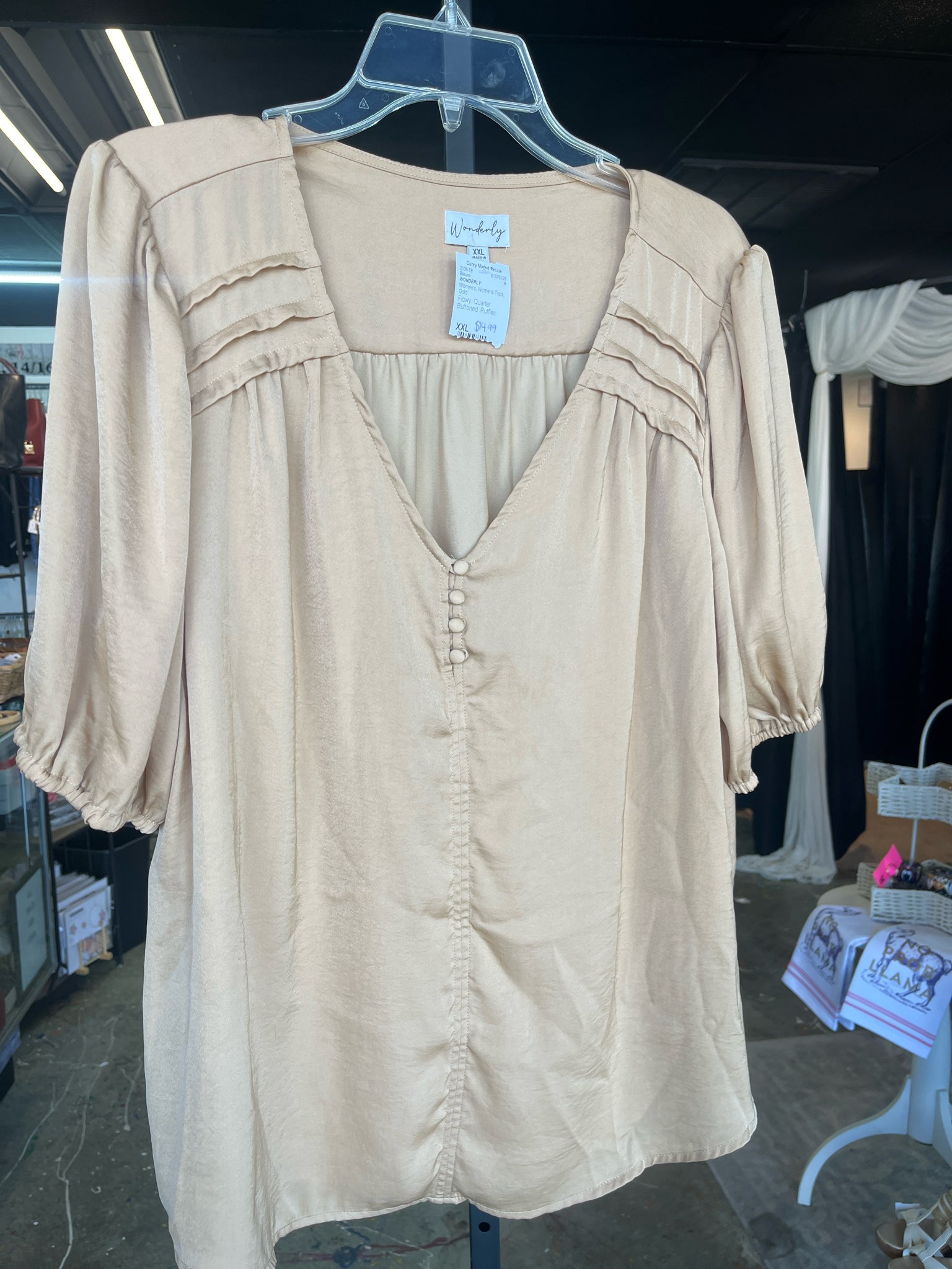 WONDERLY Womens Tops Size XXL Blouse