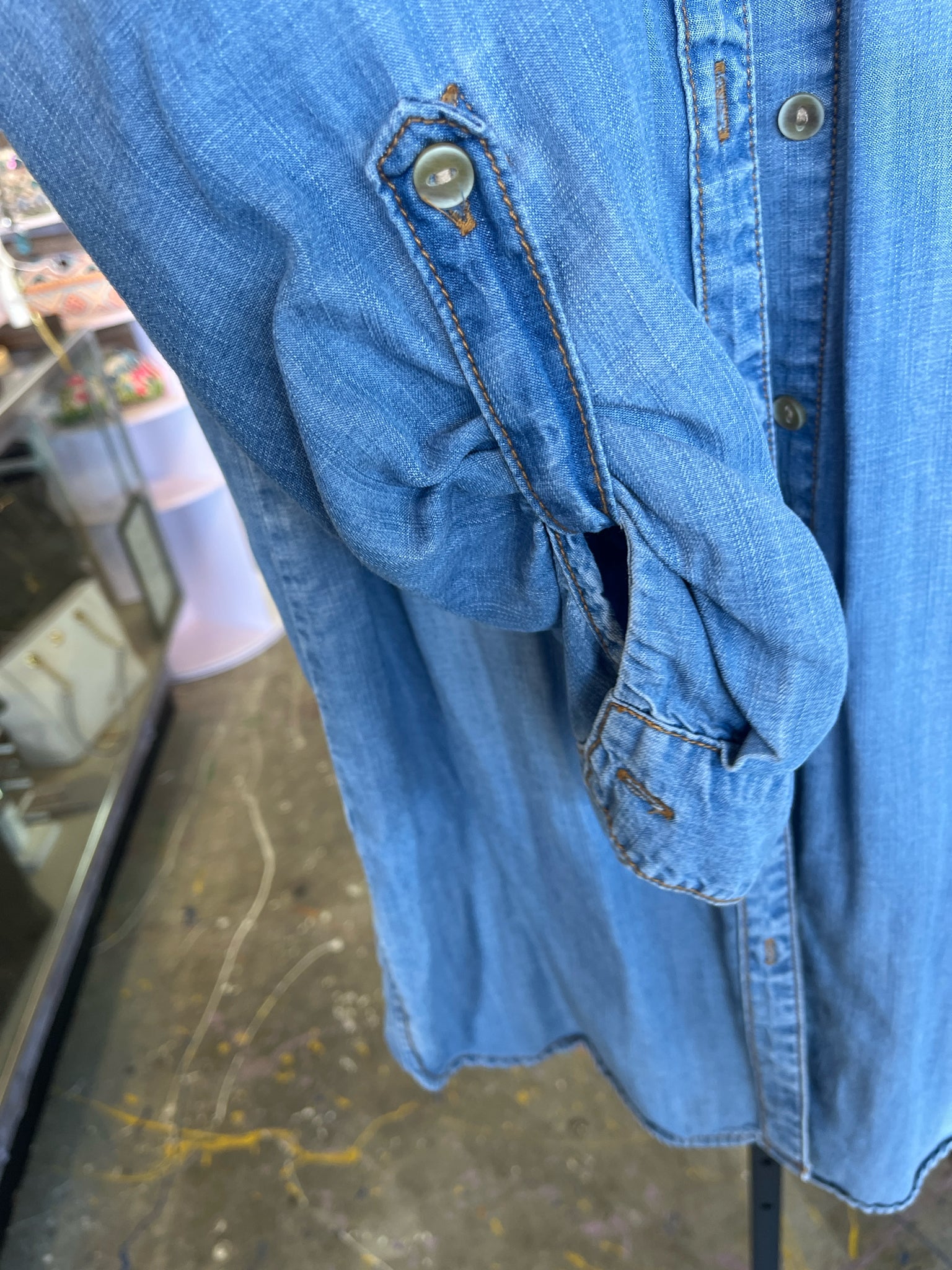 Chicos Womens Tops Size 1 Blouse
