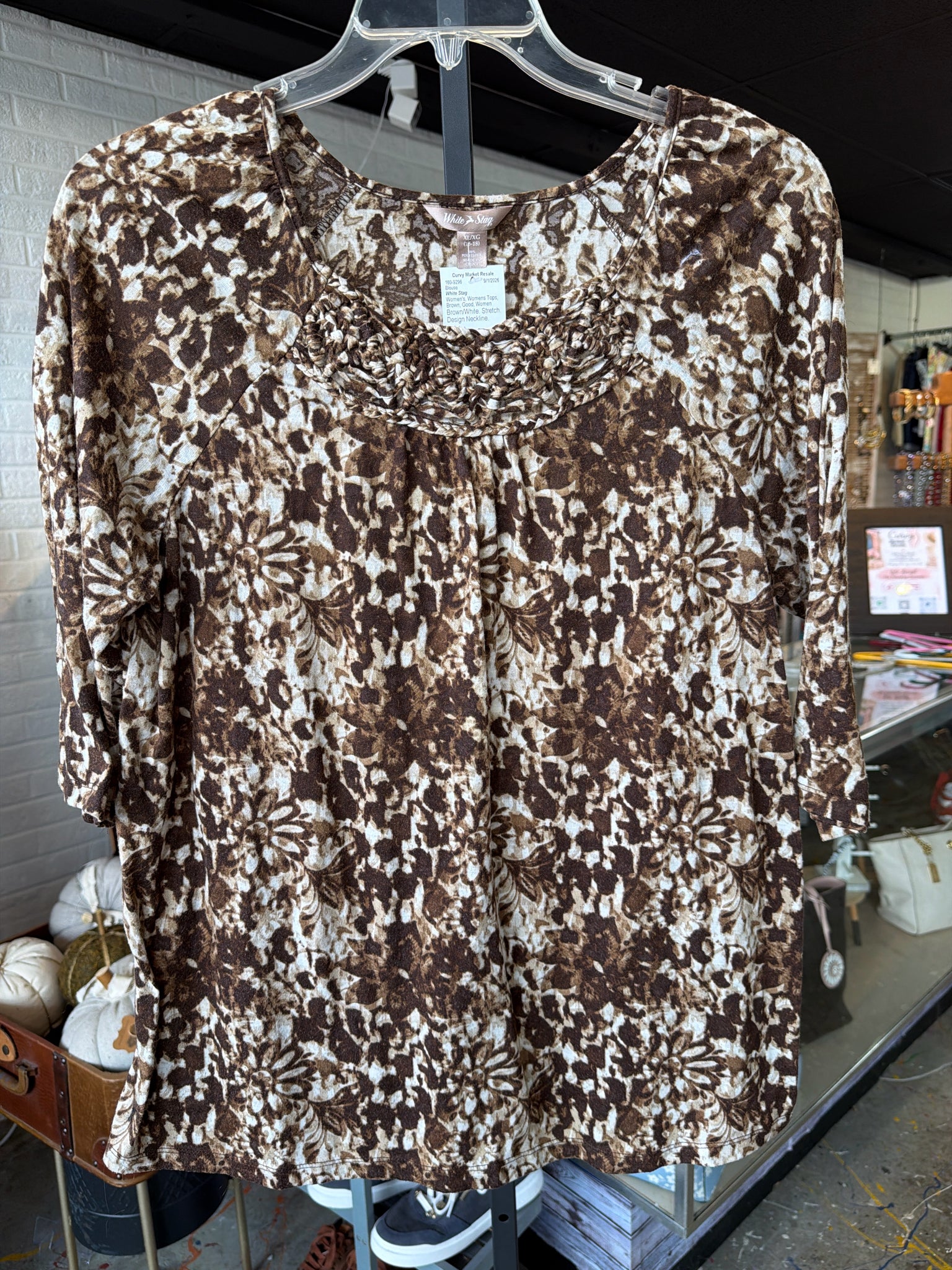 White Stag Womens Tops Size XL Blouse
