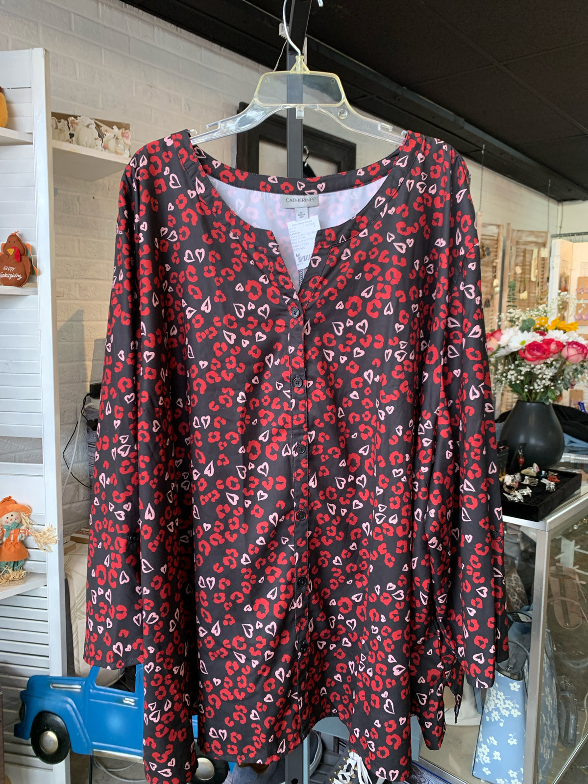 Catherines Plus Tops Size 6X Blouse