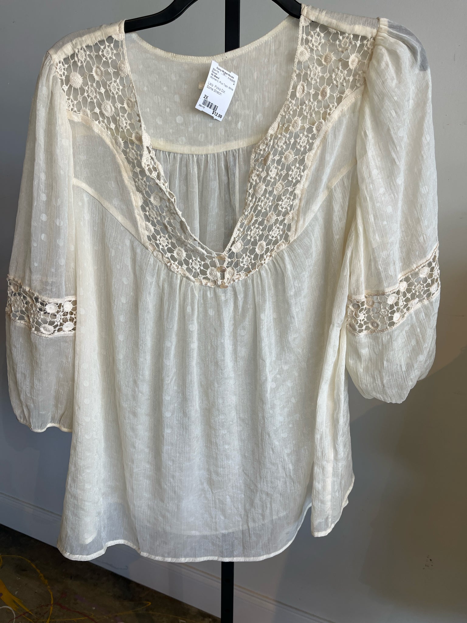 No Brand Plus Tops Size 2X Blouse
