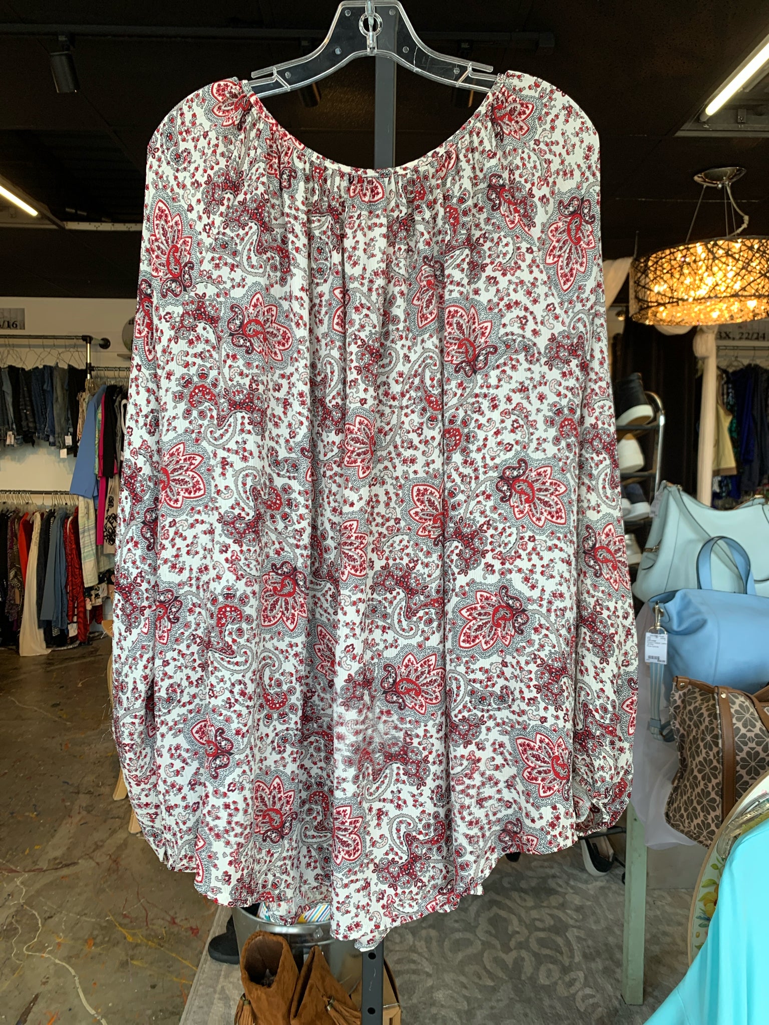 Chaps Plus Tops Size 3X Blouse