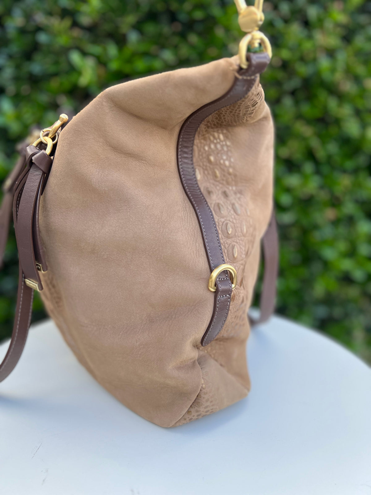 Brahmin Brown Purse