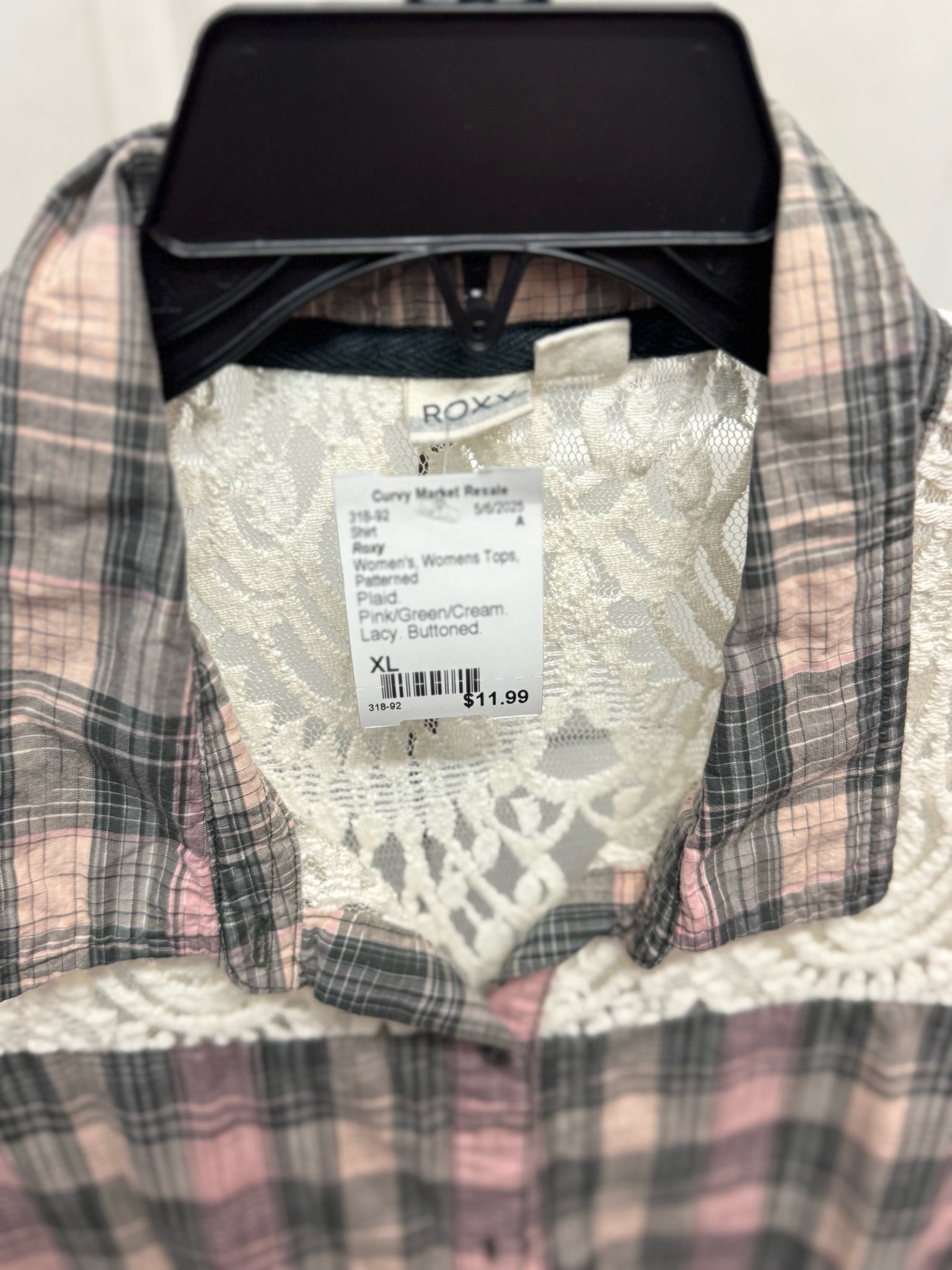 Roxy Womens Tops Size XL Shirt