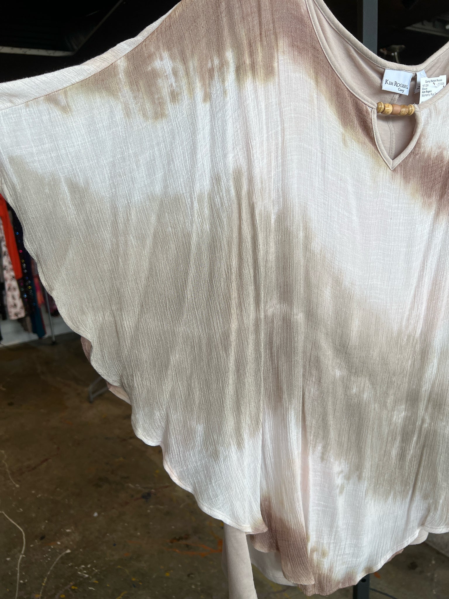 Kim Rogers Plus Tops Size 3X Blouse