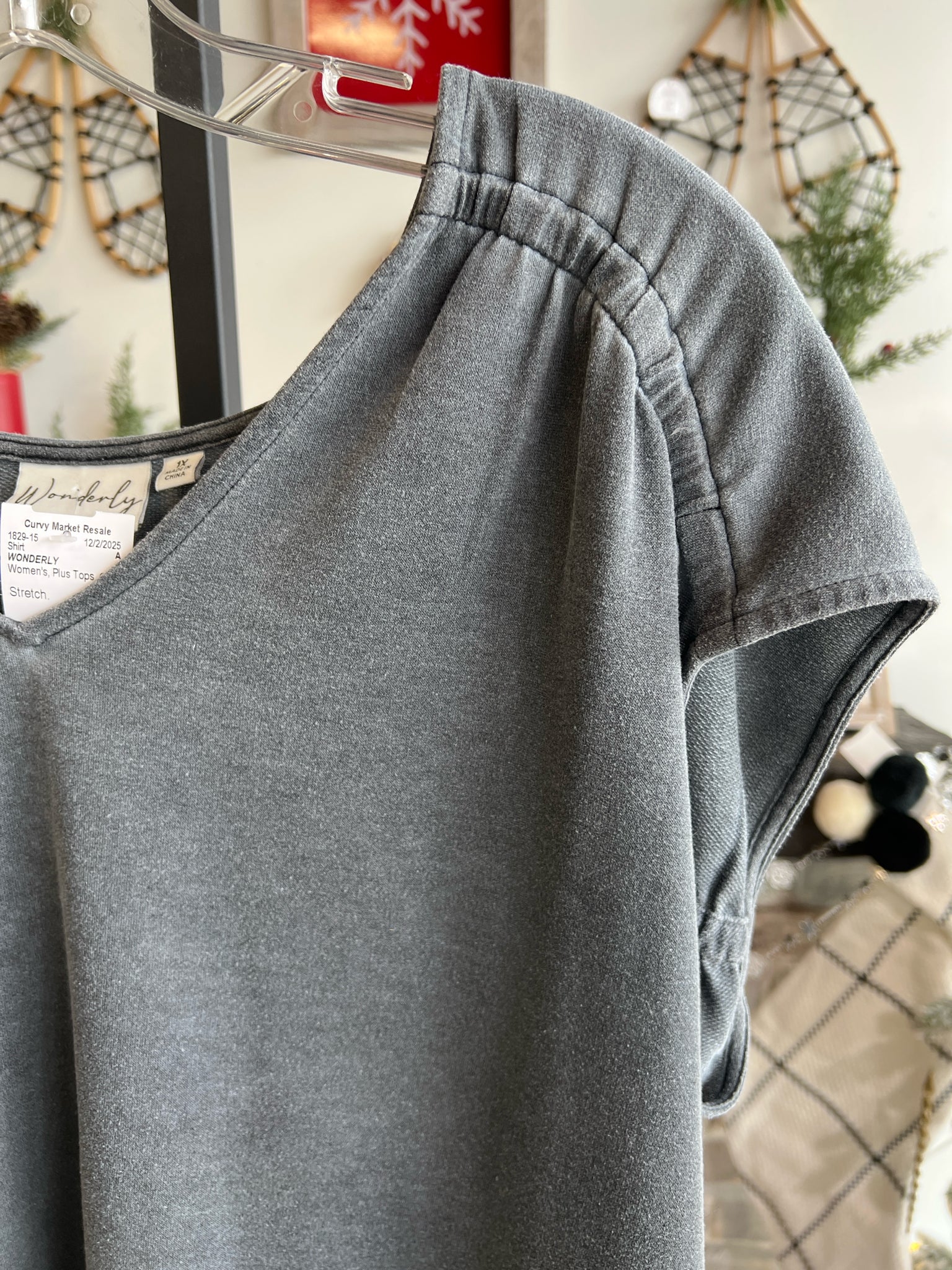 WONDERLY Plus Tops Size 1X Shirt