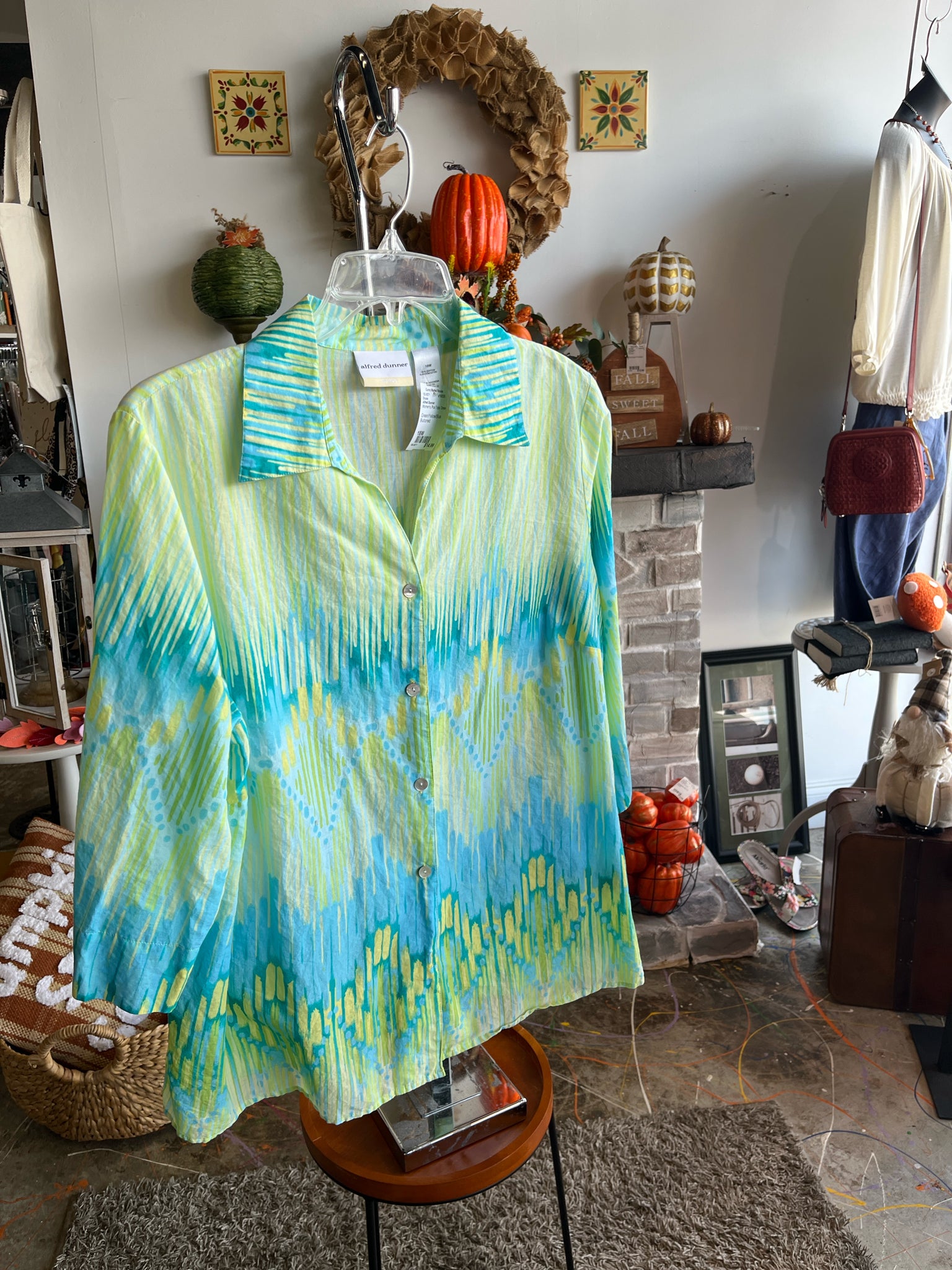 Alfred Dunner Plus Tops Size 18W Blouse