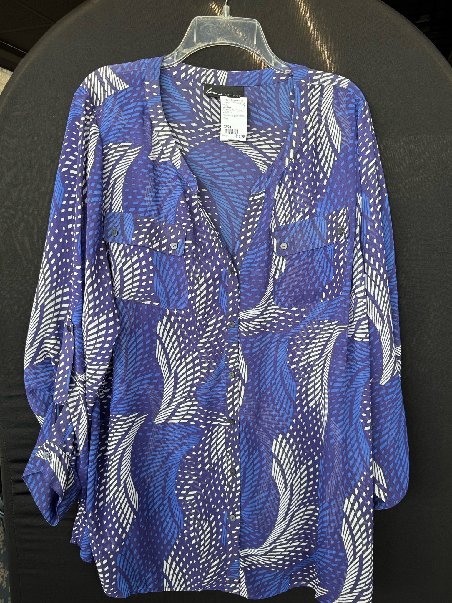 Lane Bryant Plus Bottoms Size 22/24 Blouse