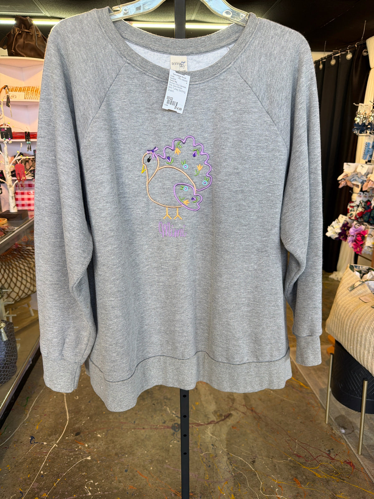 Terra & Sky Plus Outerwear Size 20/22 Sweatshirt