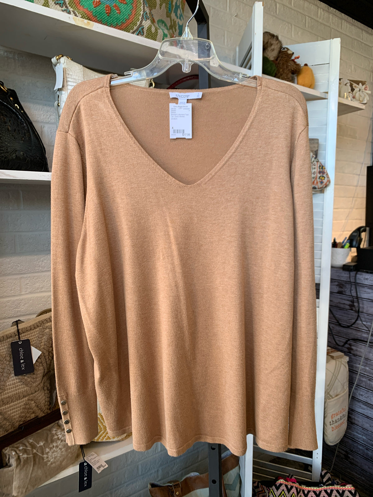 Chicos Womens Tops Size 4 Sweater