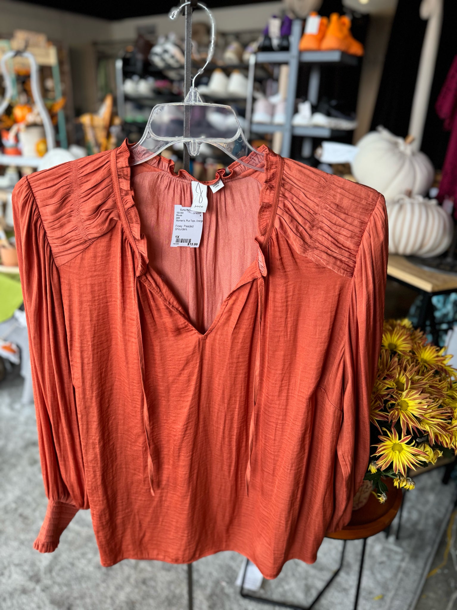 joie Plus Tops Size 1X Blouse