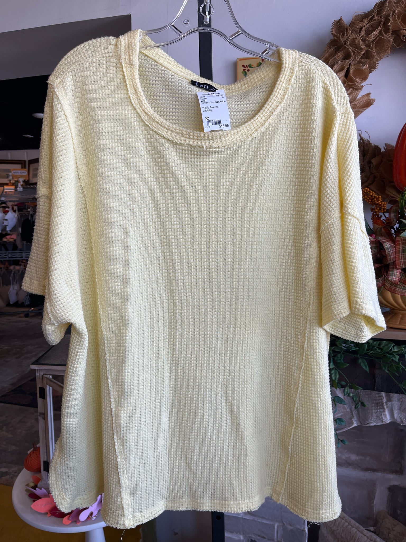 Very J Plus Tops Size 2X Sweater
