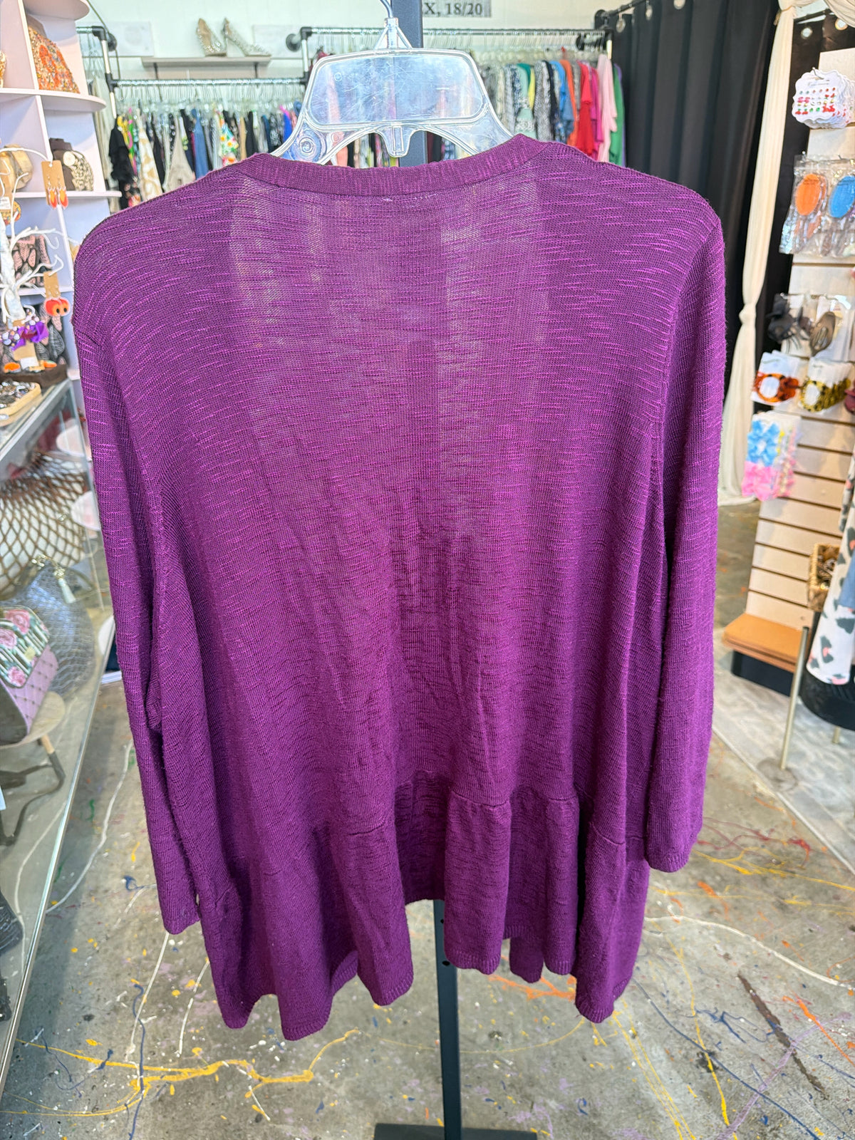 Terra & Sky Plus Outerwear Size 20/22 Cardigan