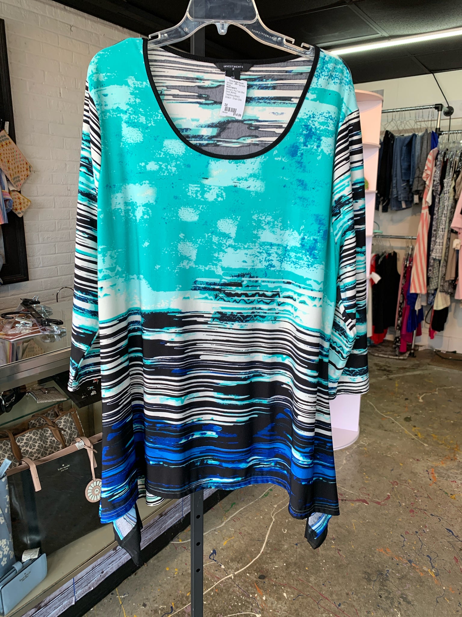 INVESTMENTS Plus Tops Size 3X Blouse