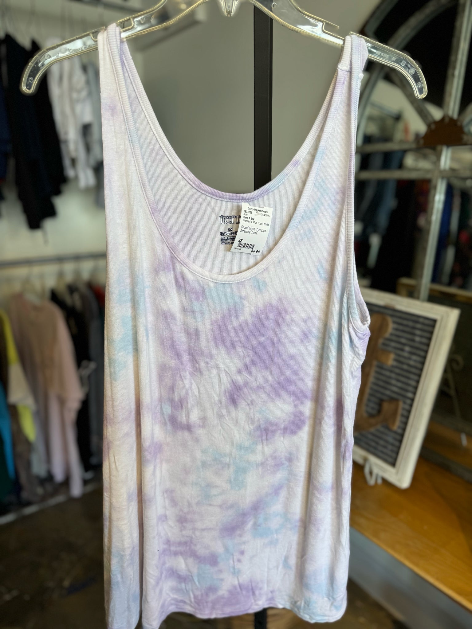 Terra & Sky Plus Tops Size 2X Shirt