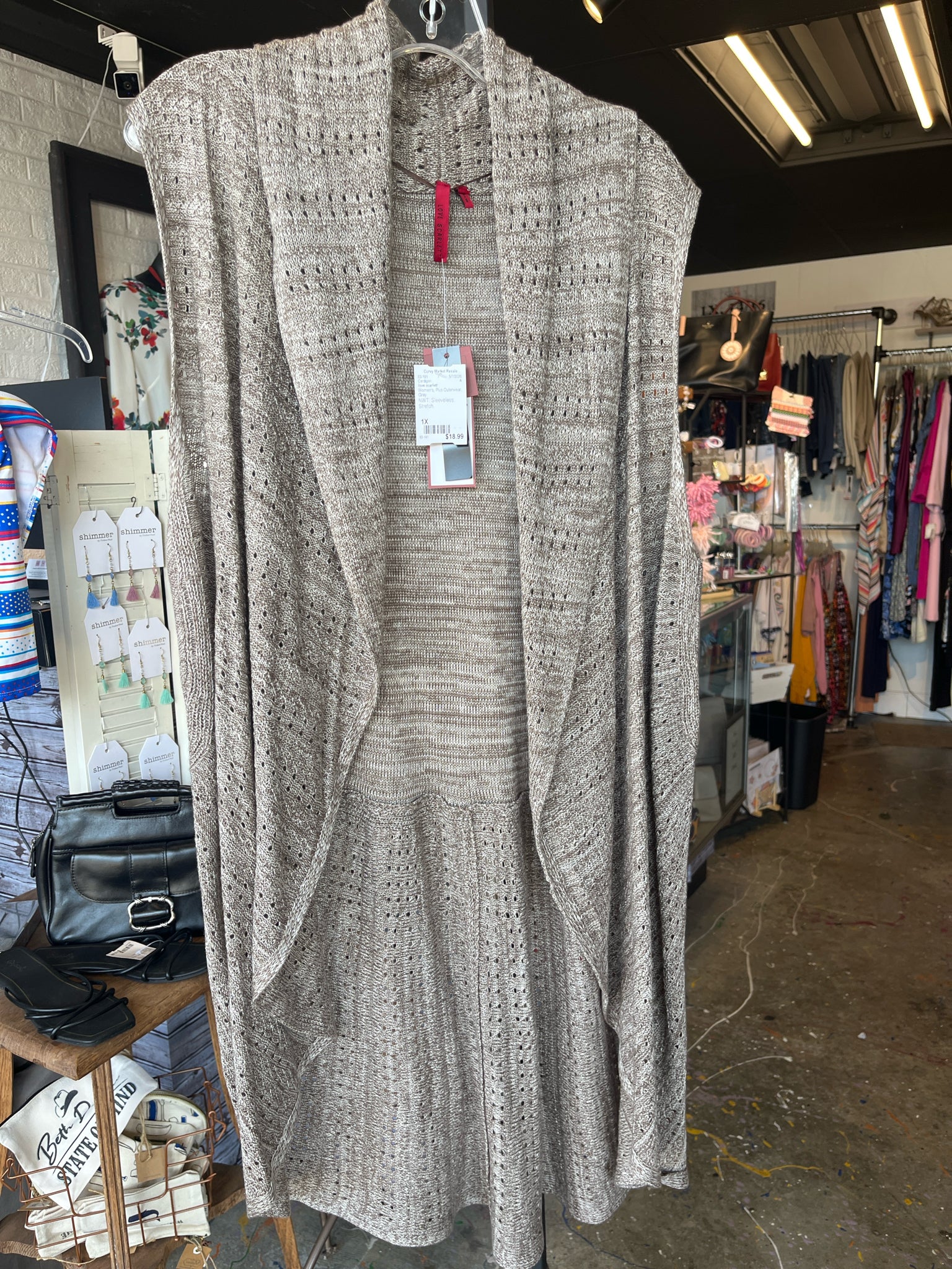 love scarlett Plus Outerwear Size 1X Cardigan