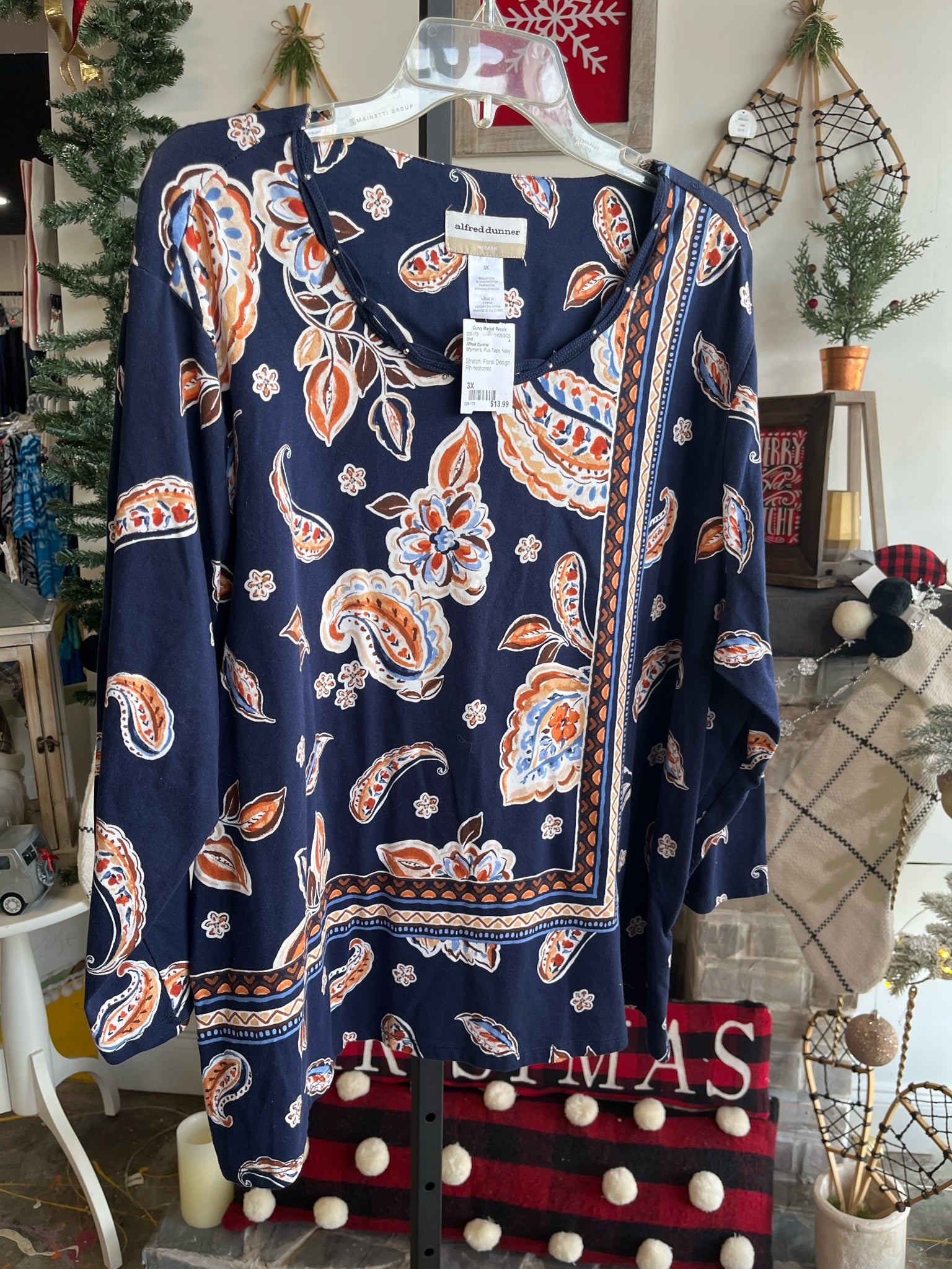 Alfred Dunner Plus Tops Size 3X Shirt