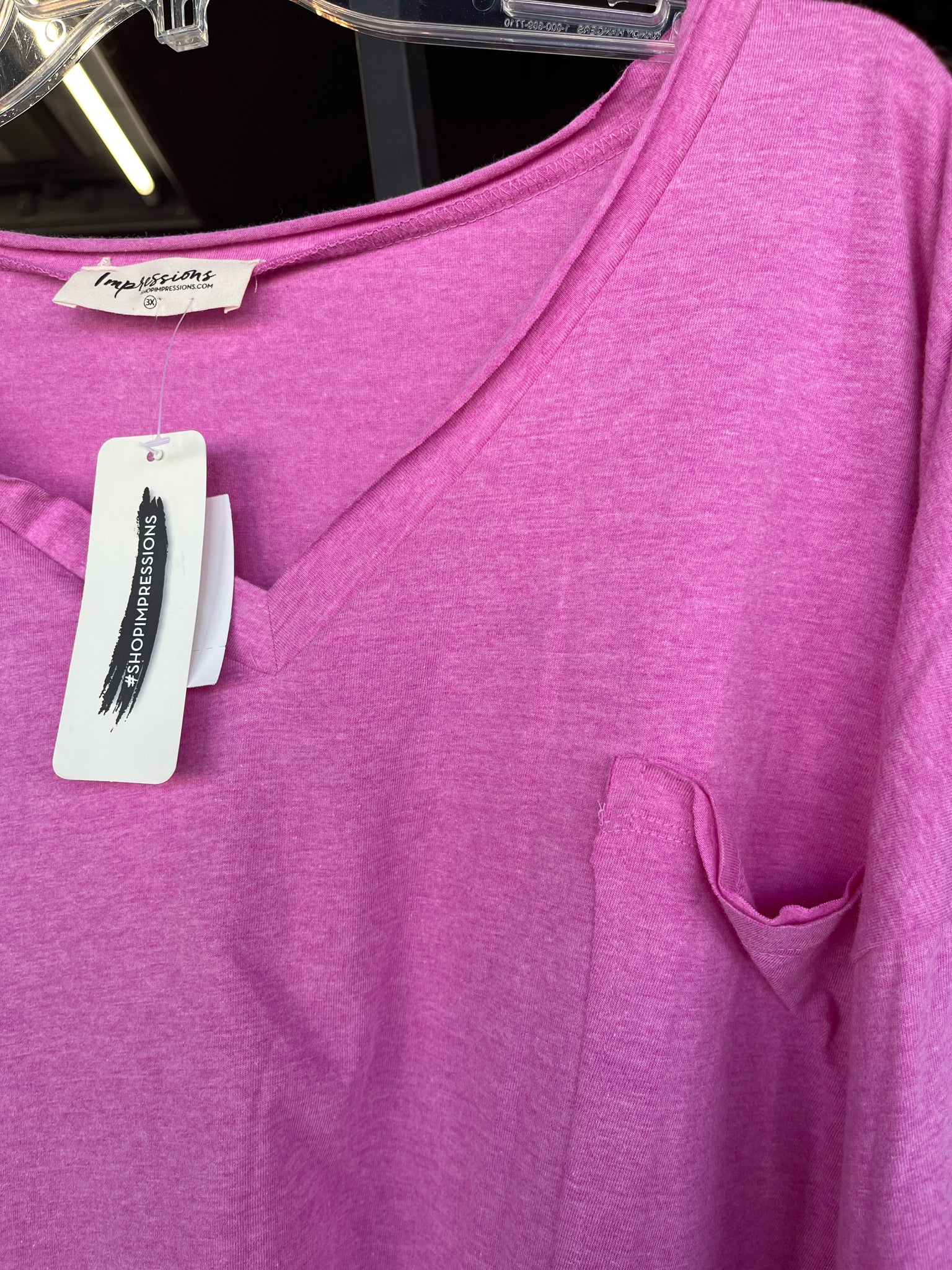 IMPRESSIONS Plus Tops Size 3X Shirt