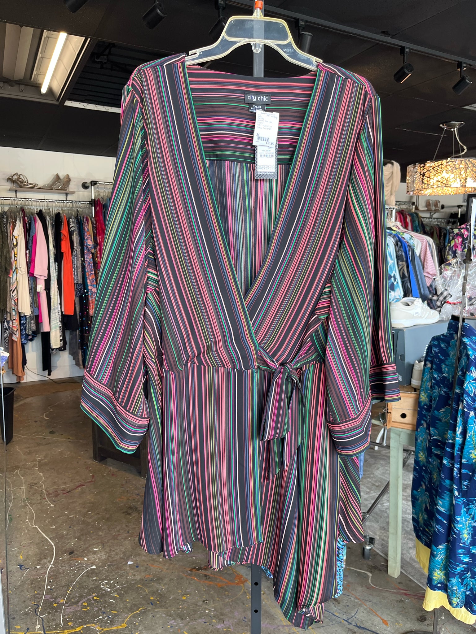 City Chic Plus Tops Size 24 Blouse