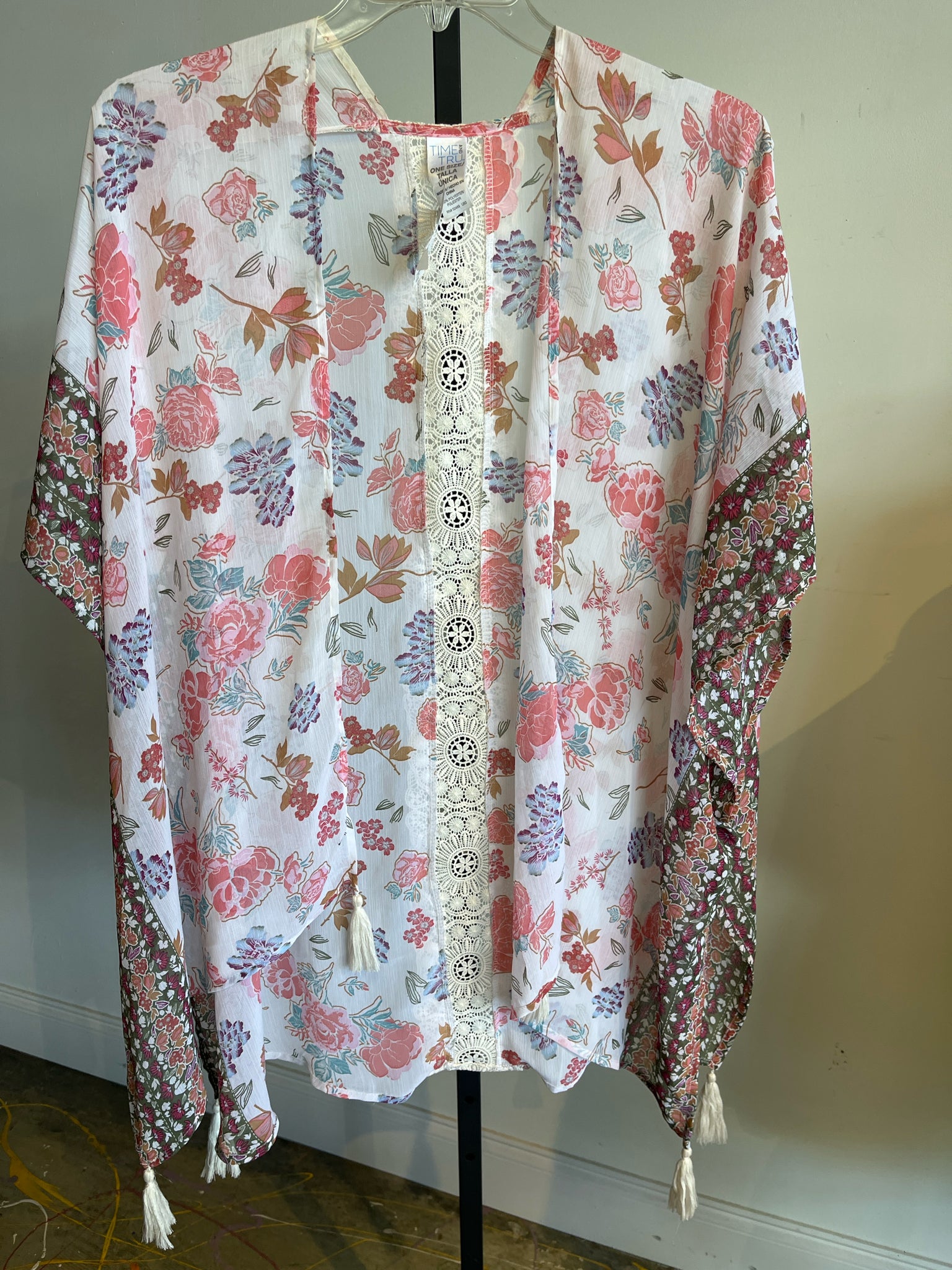 Time & True Plus Outerwear Size One Size Duster