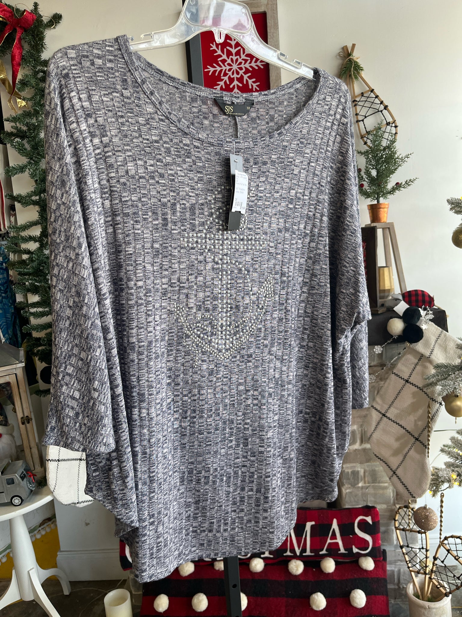 SJS Plus Tops Size 3X Shirt