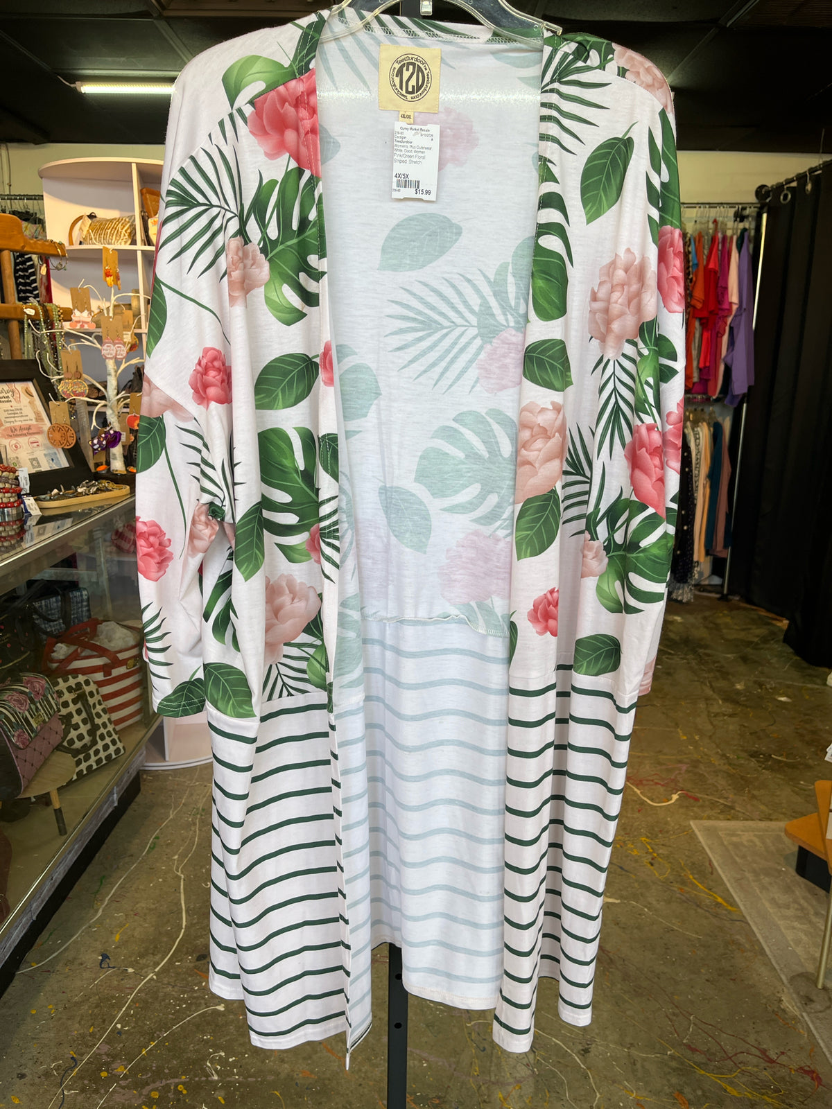 Tees2urdoor Plus Outerwear Size 4X/5X Cardigan