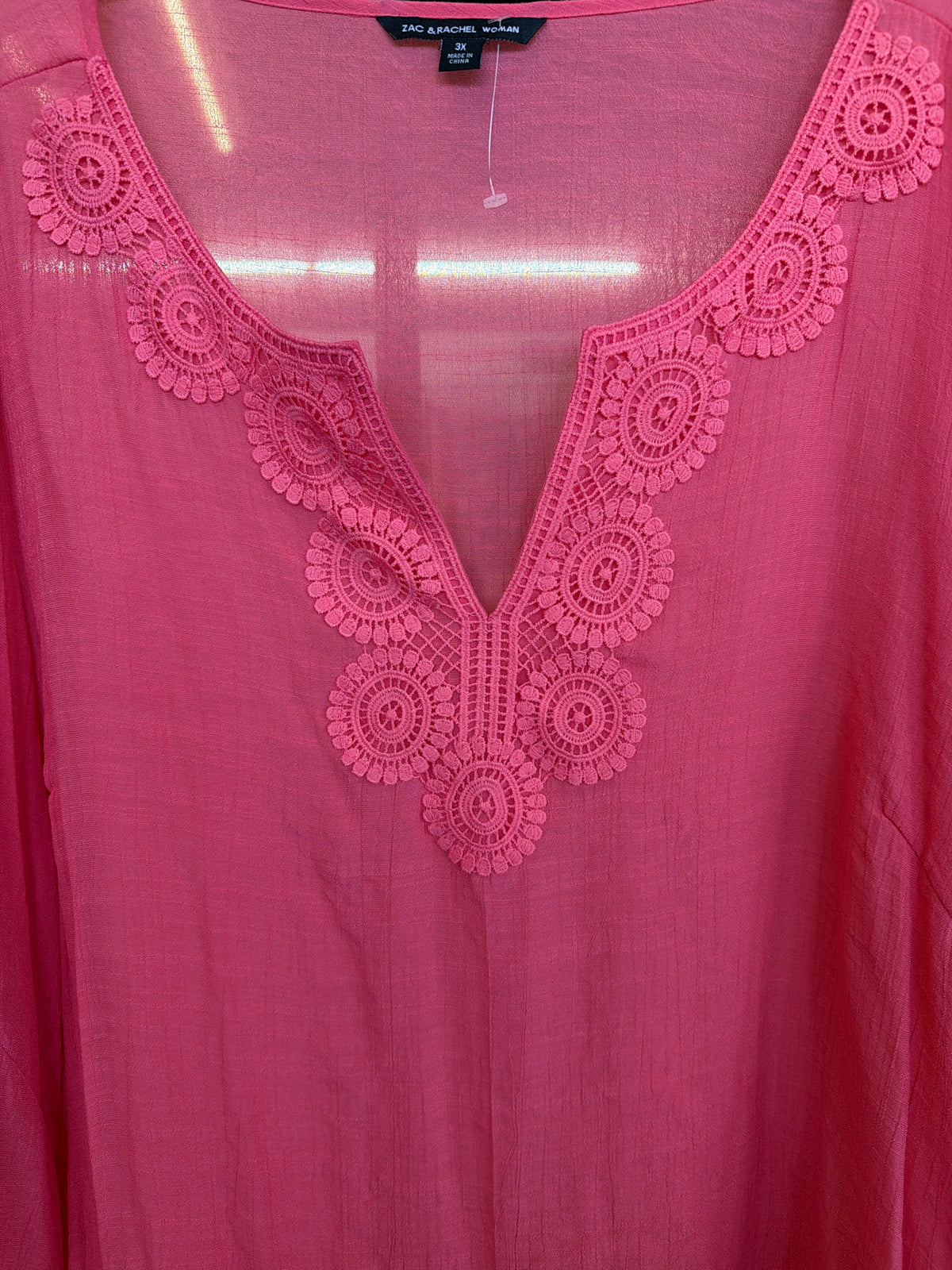 zac & Rachel Plus Tops Size 3X Blouse