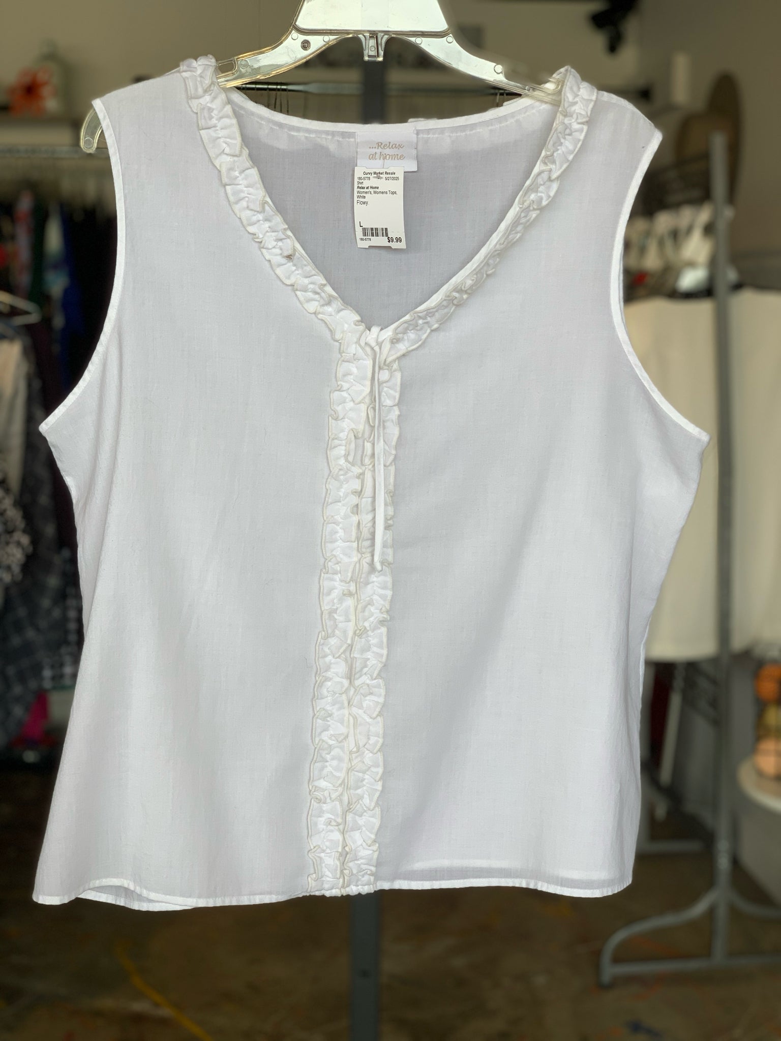 Relax at Home Womens Tops Size L Shirt