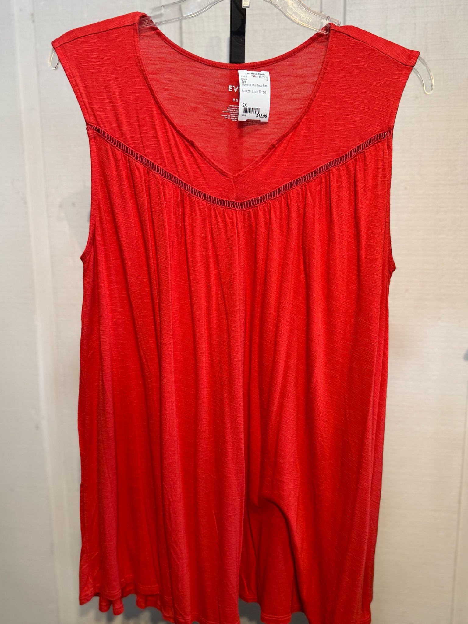 EVRI Plus Tops Size 2X Blouse