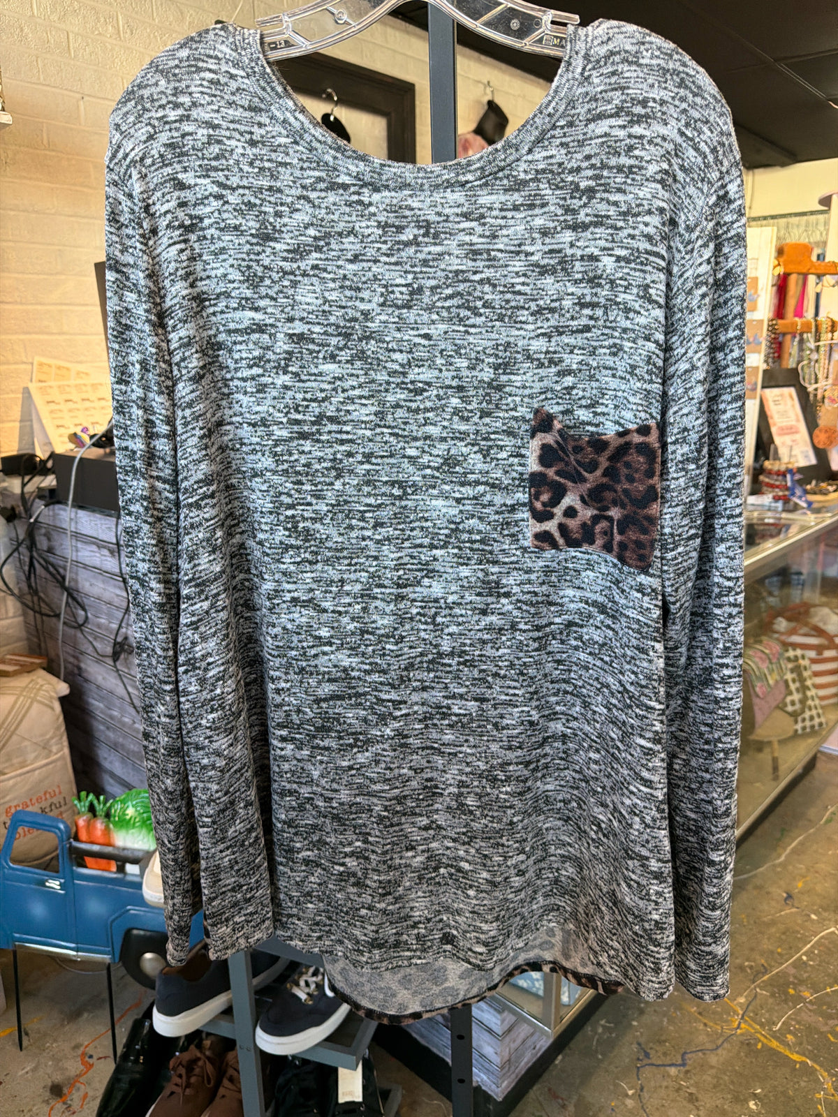 Brittany Black Plus Tops Size 2X Shirt