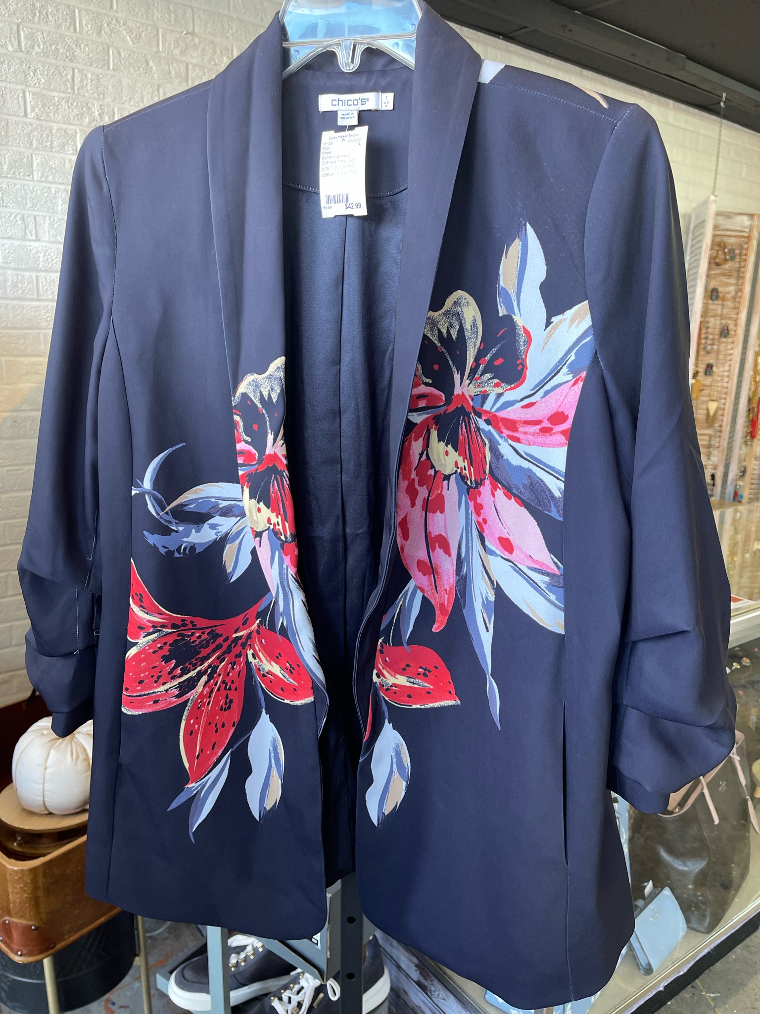 Chicos Womens Outerwear Blazer