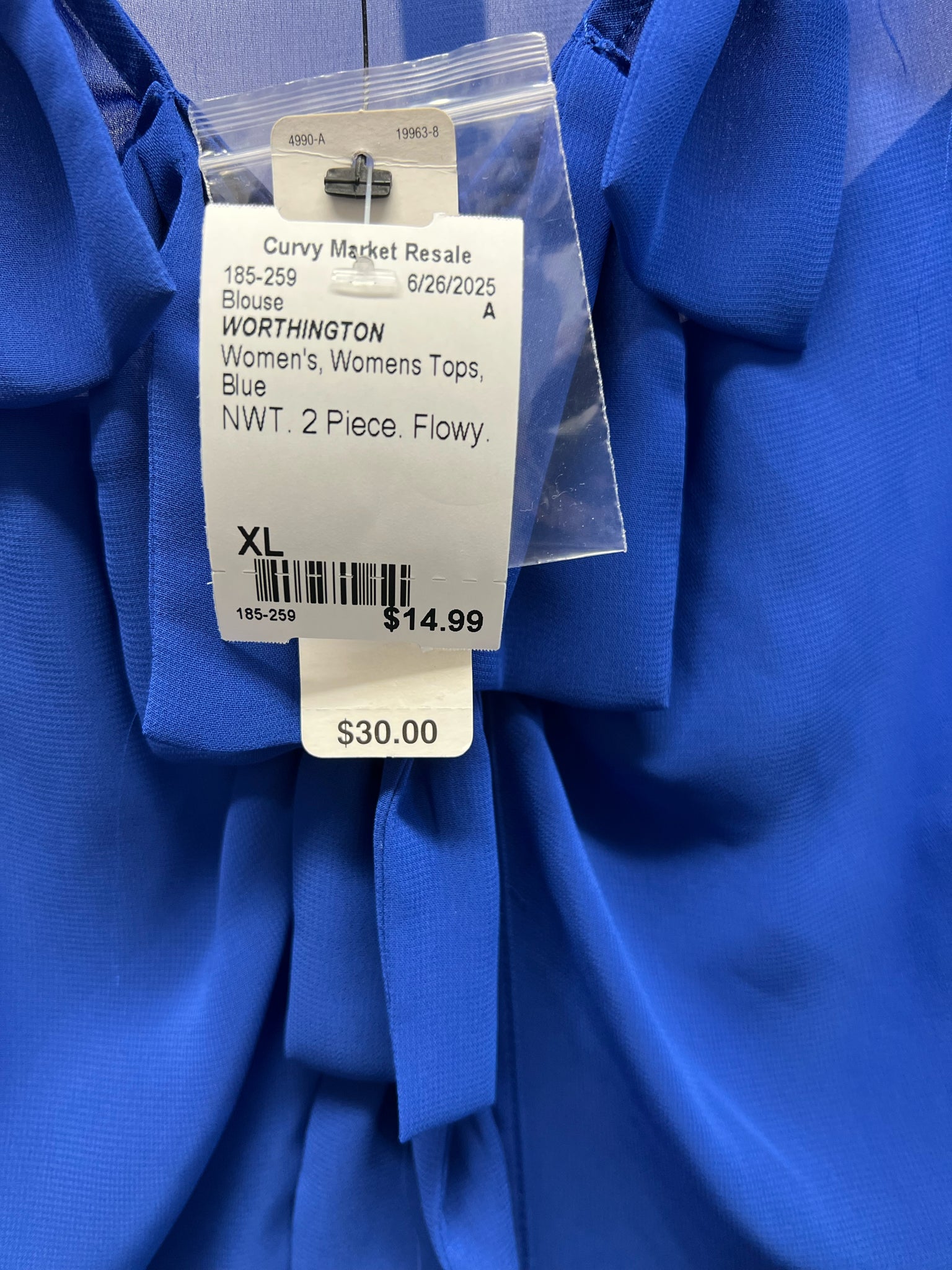 WORTHINGTON Womens Tops Size XL Blouse