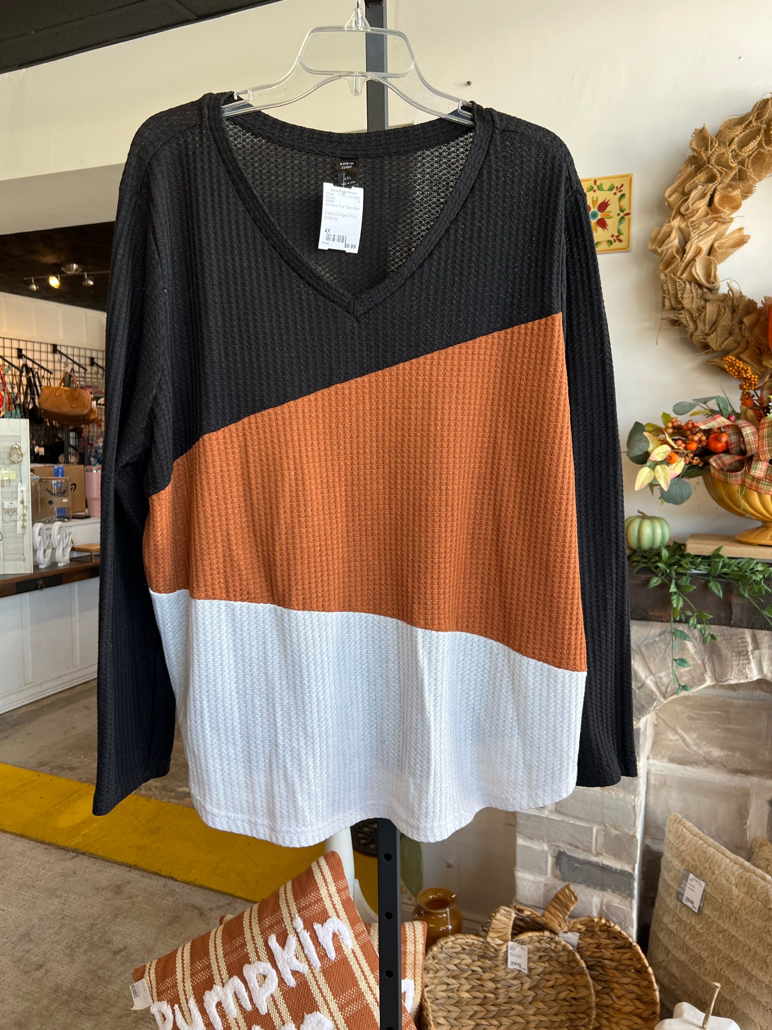 SHEIN Plus Tops Size 4X Sweater Fits Like A 2X