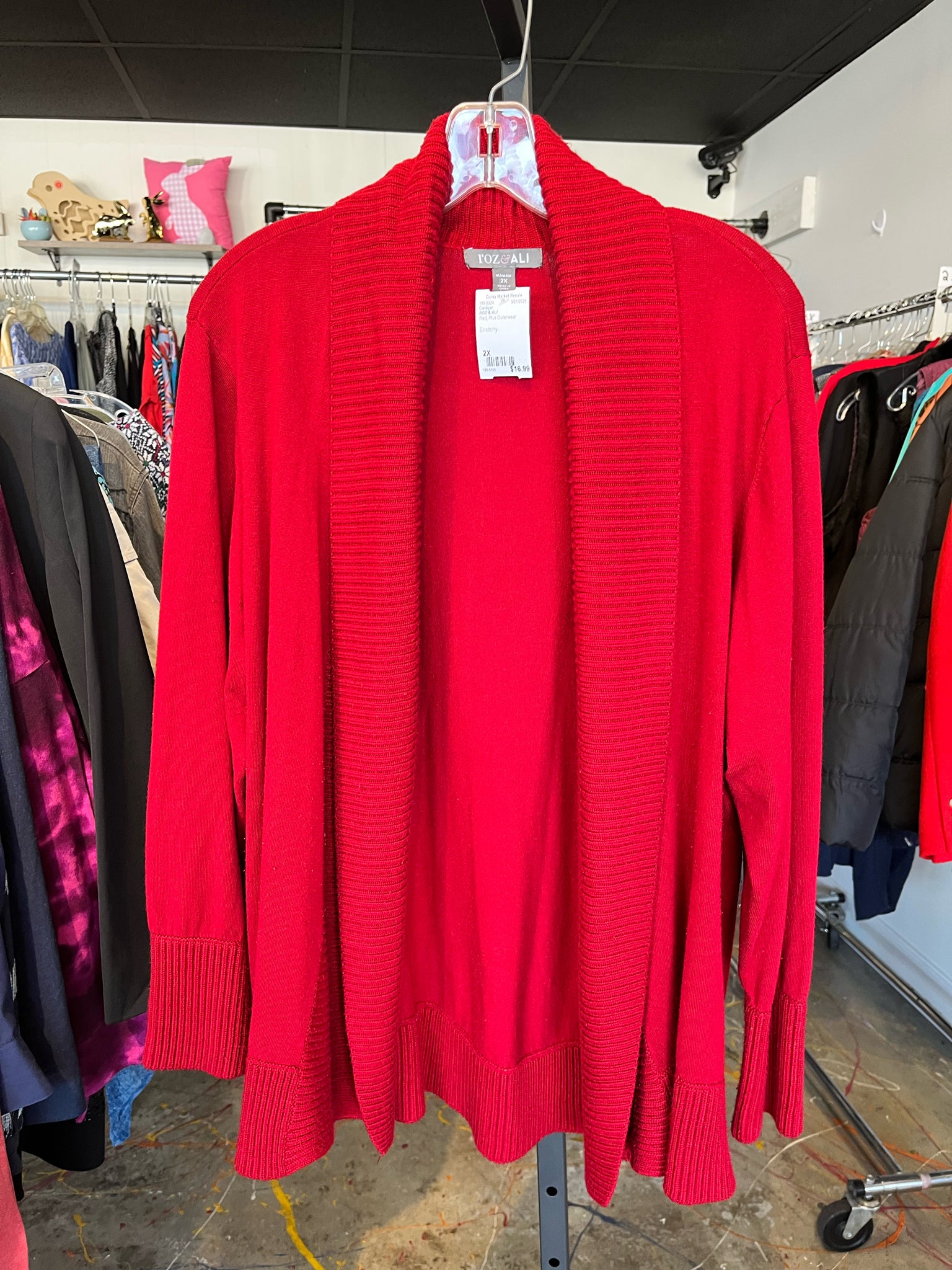 Size 2X ROZ & ALI Cardigan