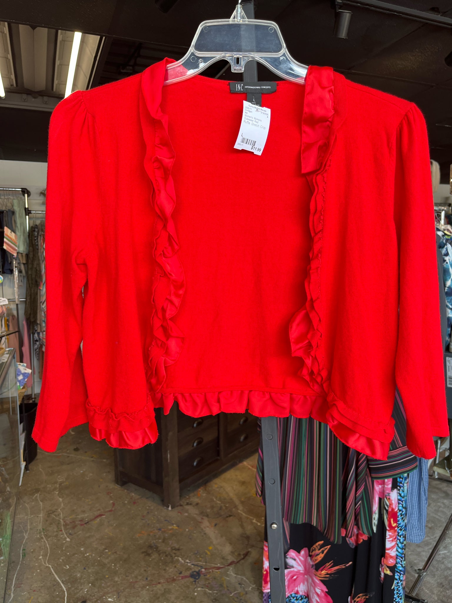Inc Womens Outerwear Size L Cardigan