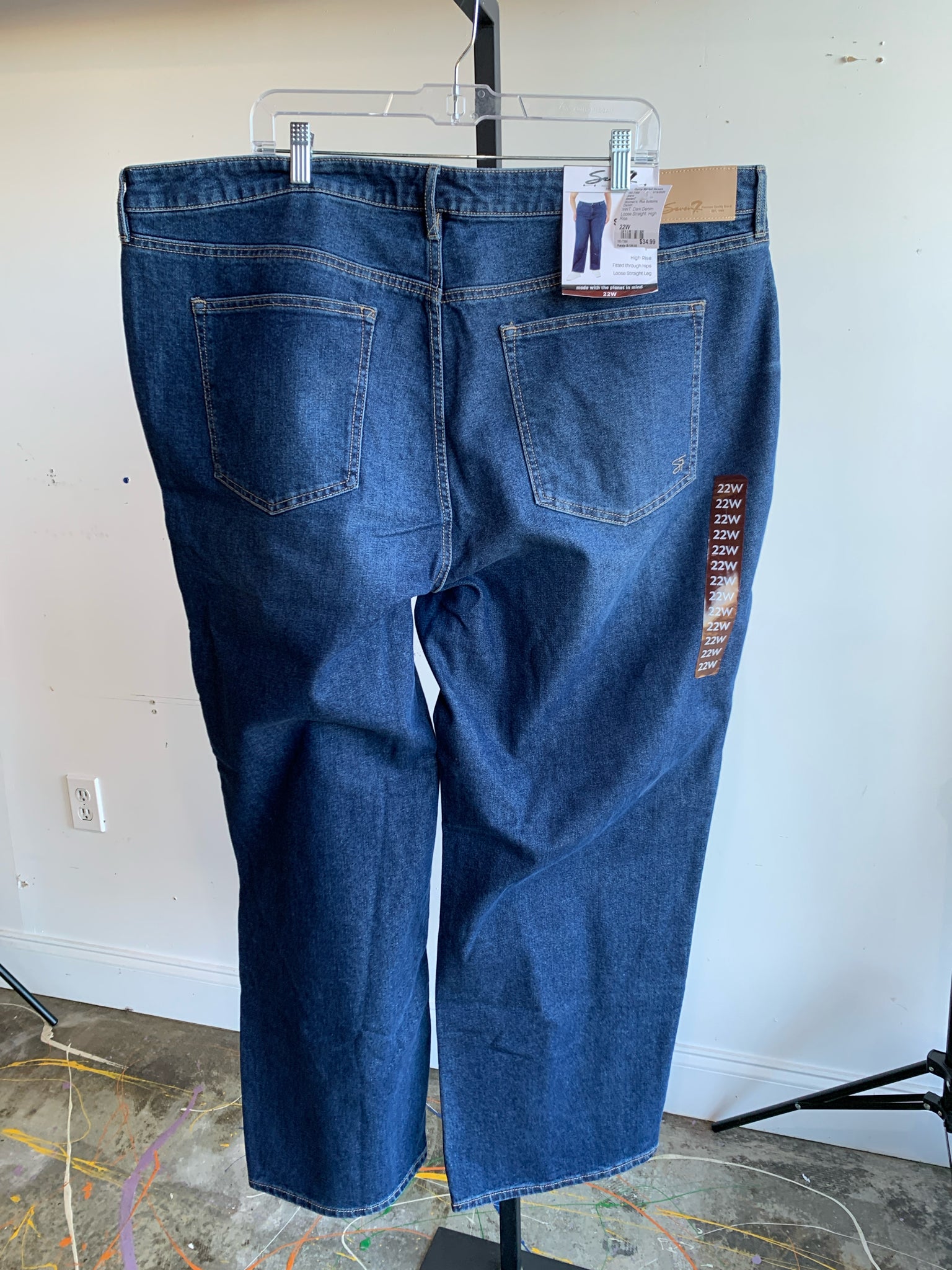 Seven7 Plus Bottoms Size 22W Jeans