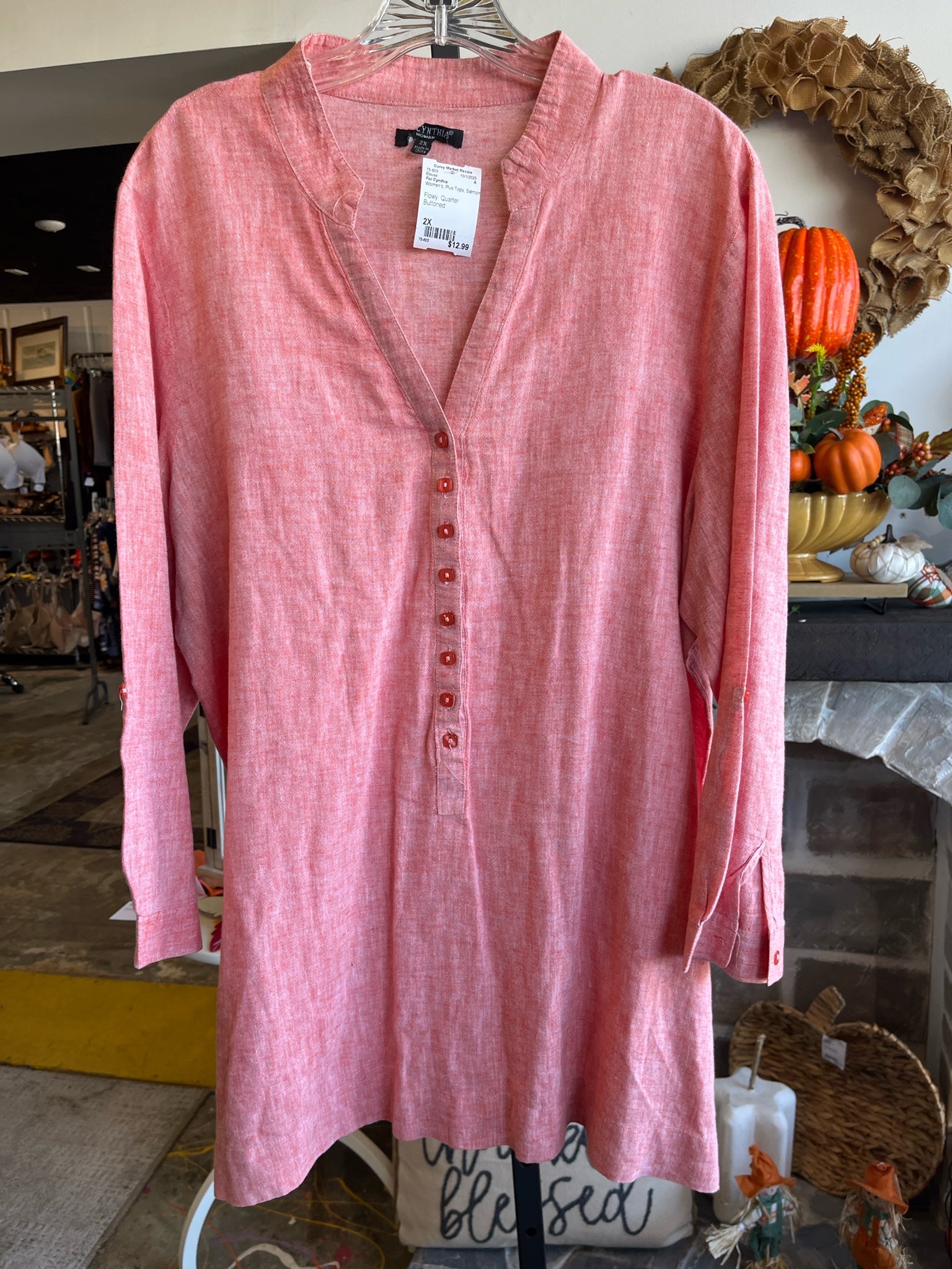 For Cynthia Plus Tops Size 2X Blouse