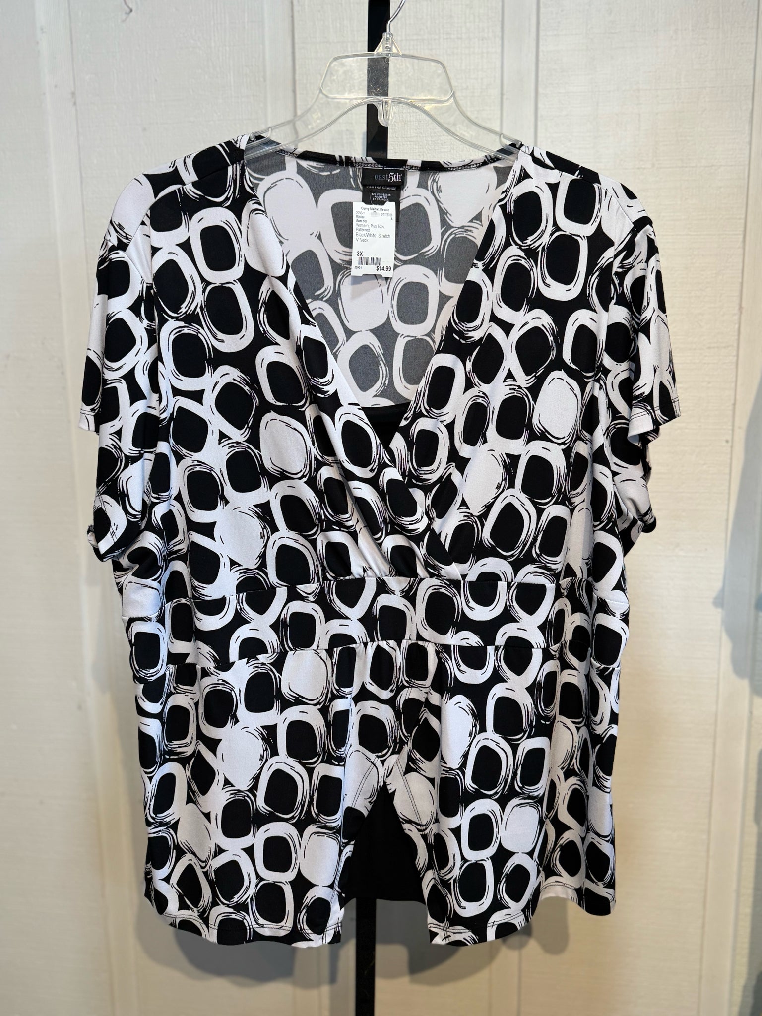 East 5th Plus Tops Size 3X Blouse