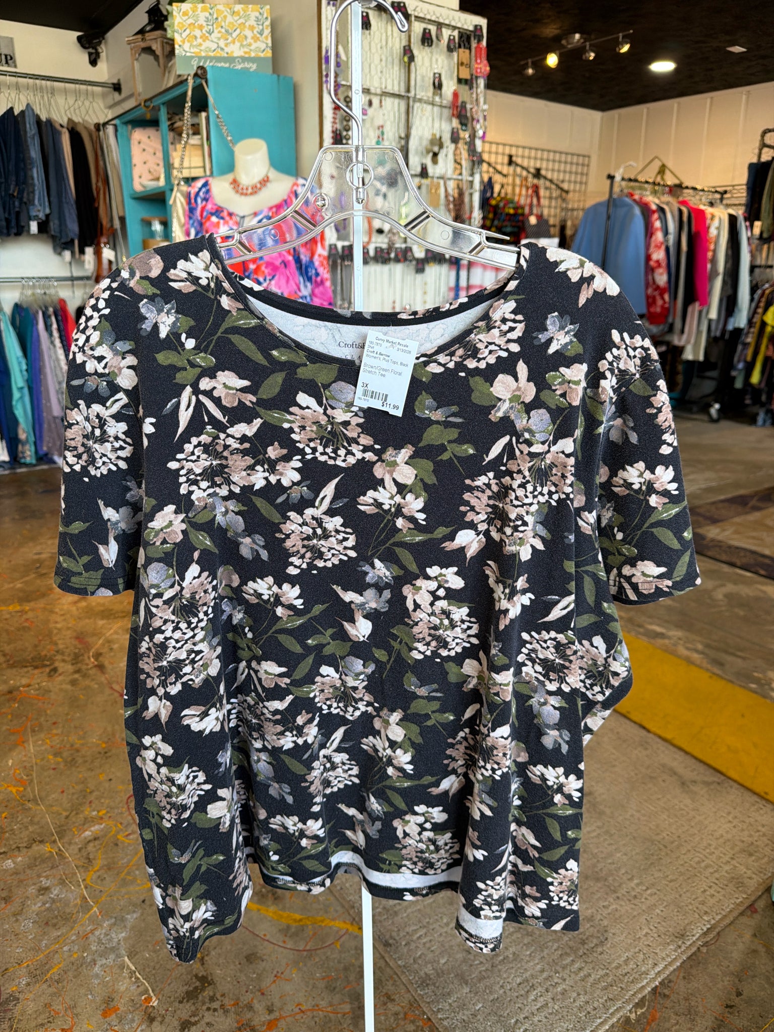 Croft & Barrow Plus Tops Size 3X Shirt