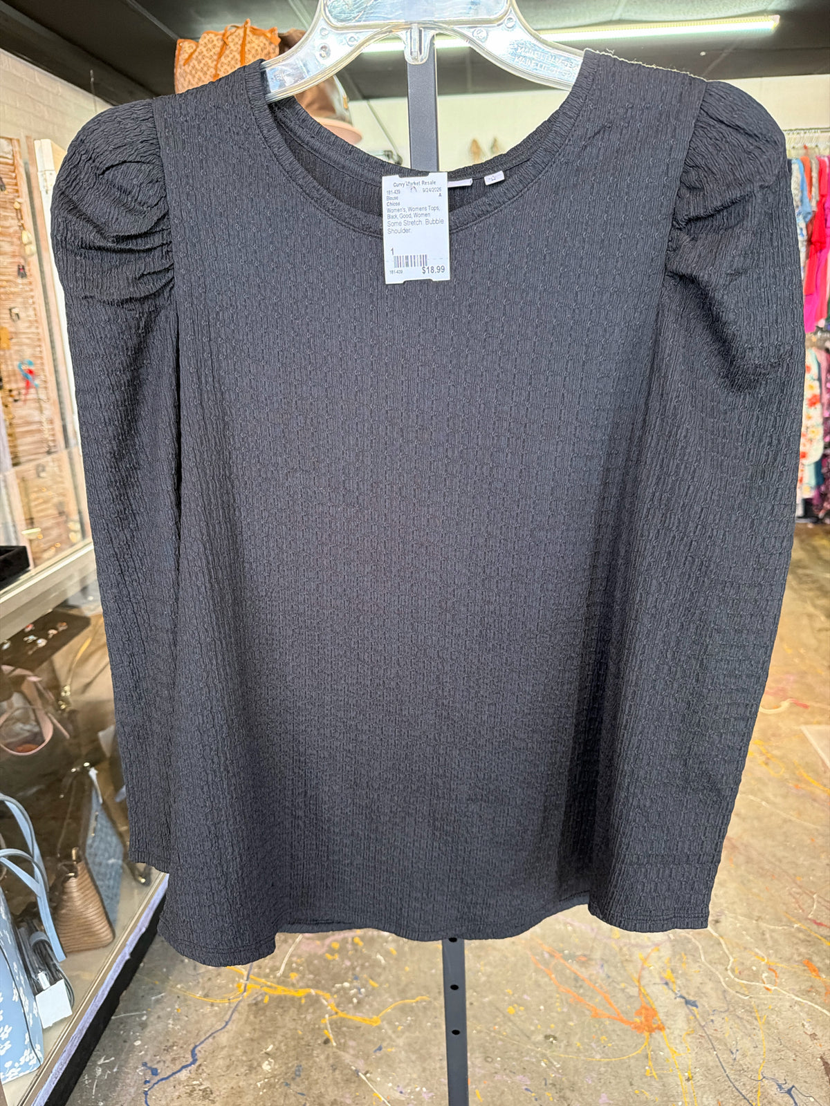Chicos Womens Tops Size 1 Blouse